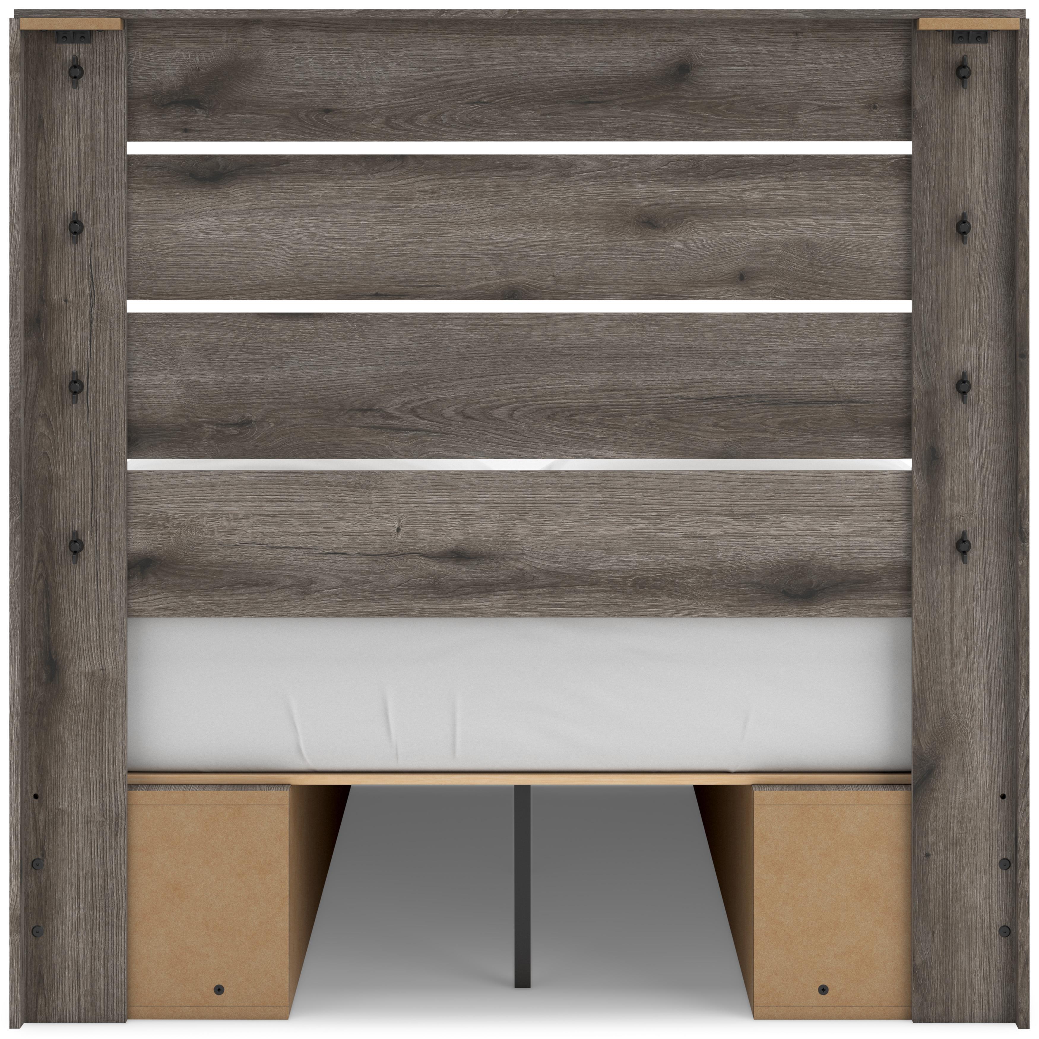  Size_Full --  Graystorm PCB2405B17 Full Panel Bed with Storage IMAGE 6