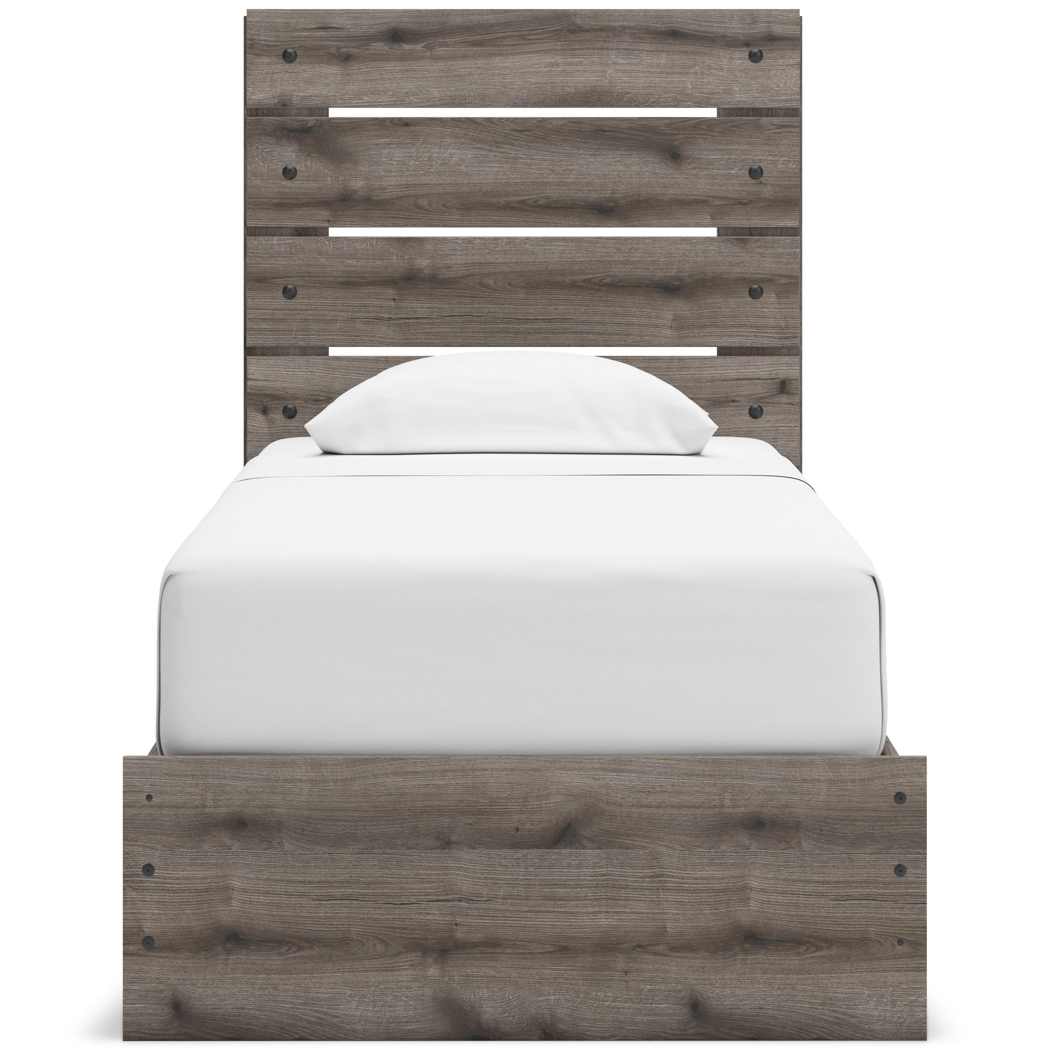  Size_Twin --  Signature Design by Ashley Graystorm Panel Bed with Storage IMAGE 3