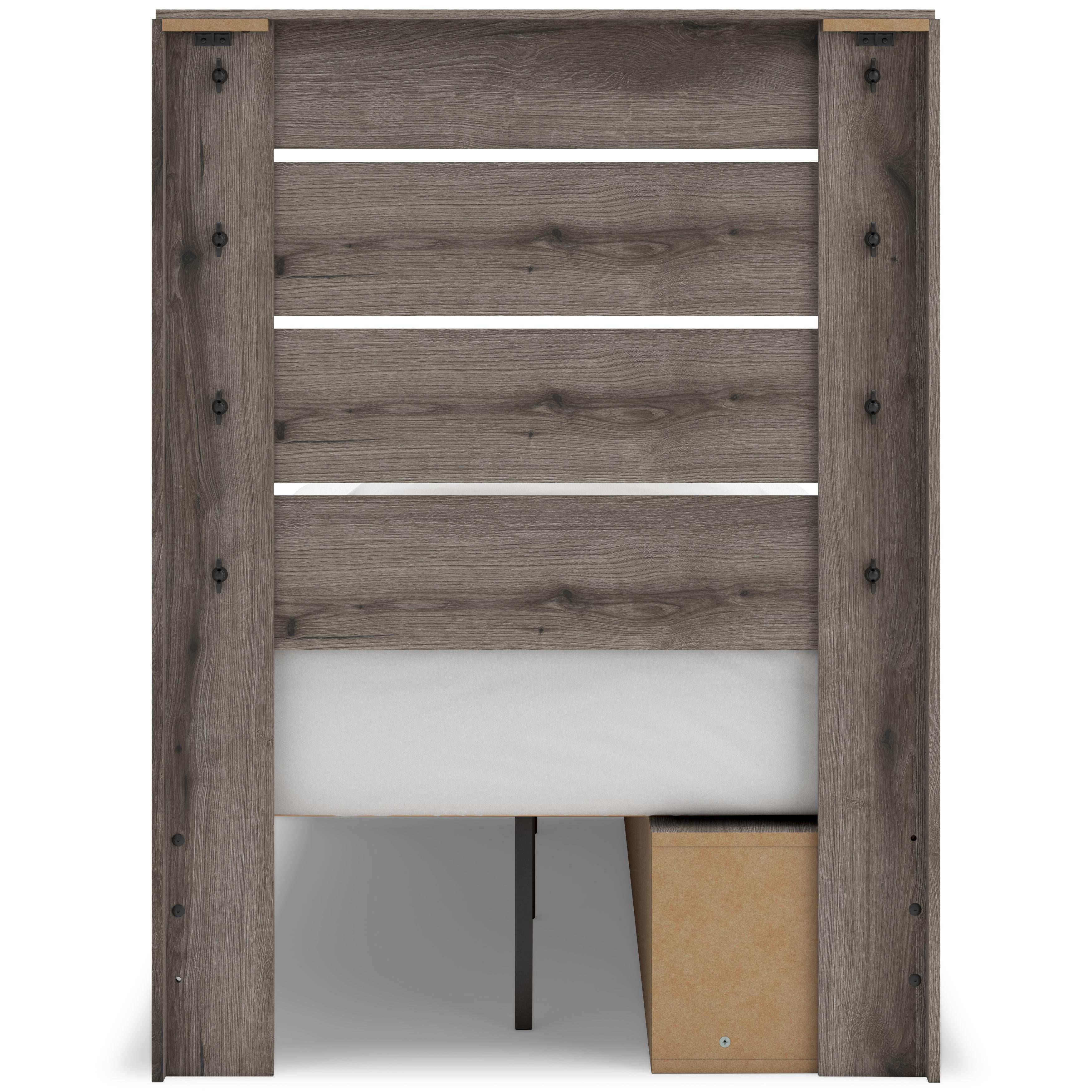  Size_Twin --  Signature Design by Ashley Graystorm Panel Bed with Storage IMAGE 6