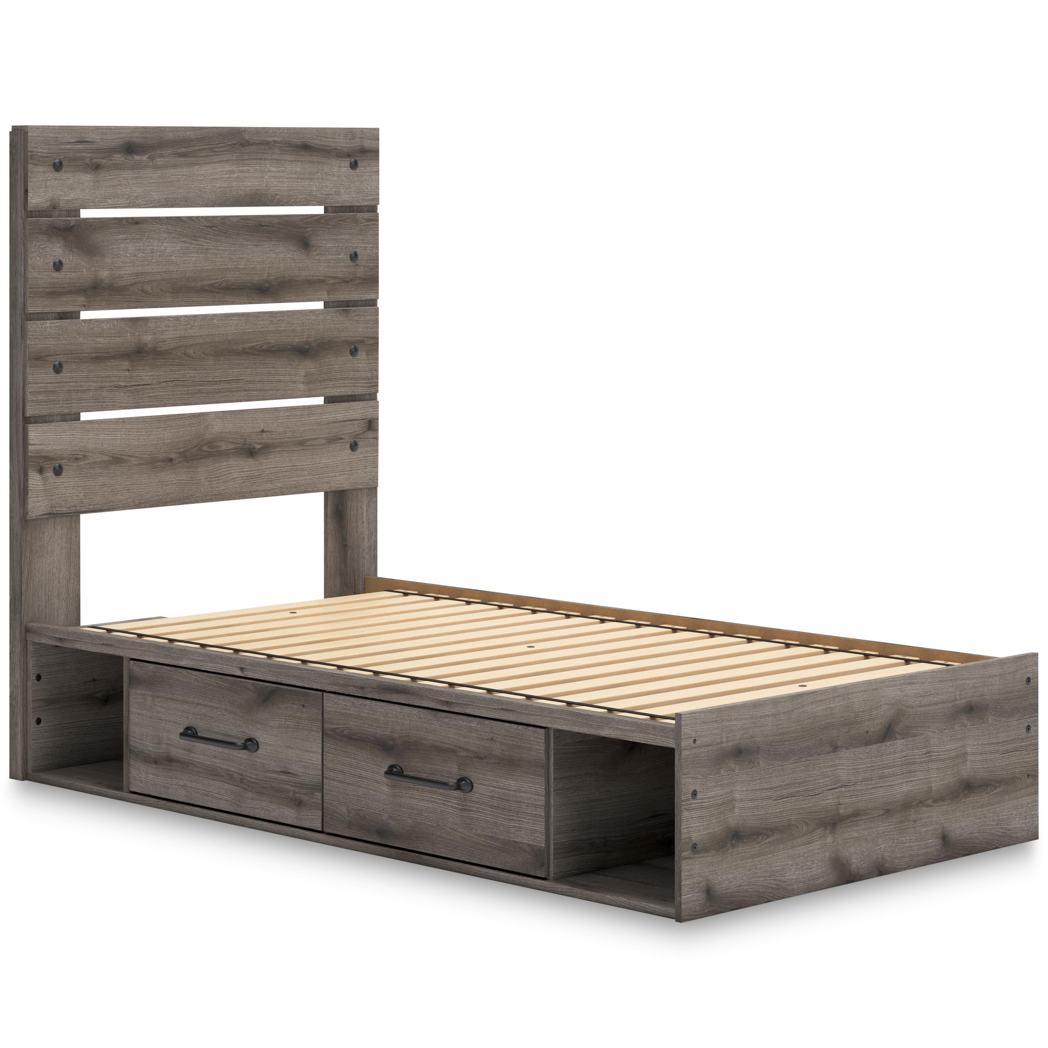  Size_Twin --  Signature Design by Ashley Graystorm Panel Bed with Storage IMAGE 7