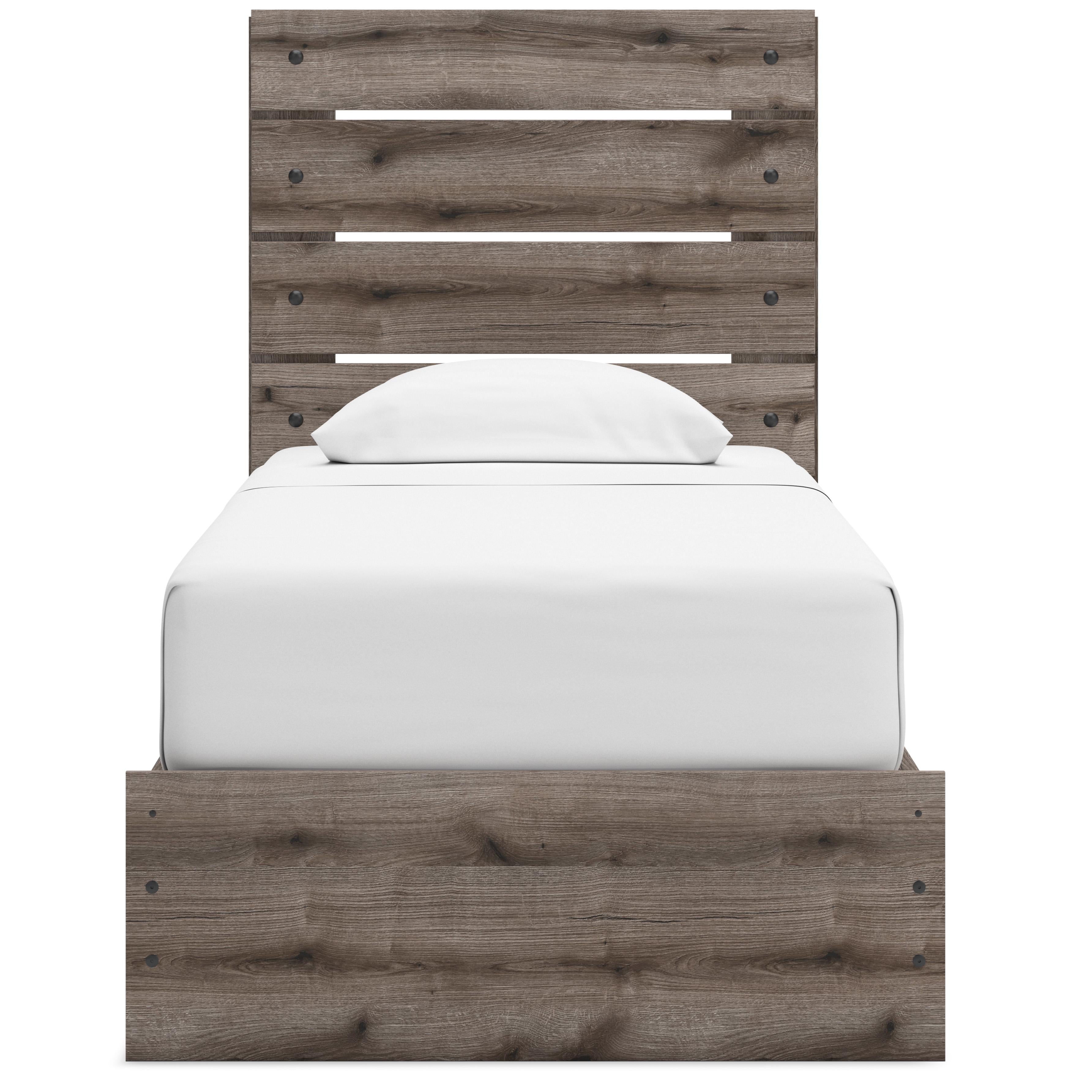  Size_Twin --  Signature Design by Ashley Graystorm Panel Bed with Storage IMAGE 3