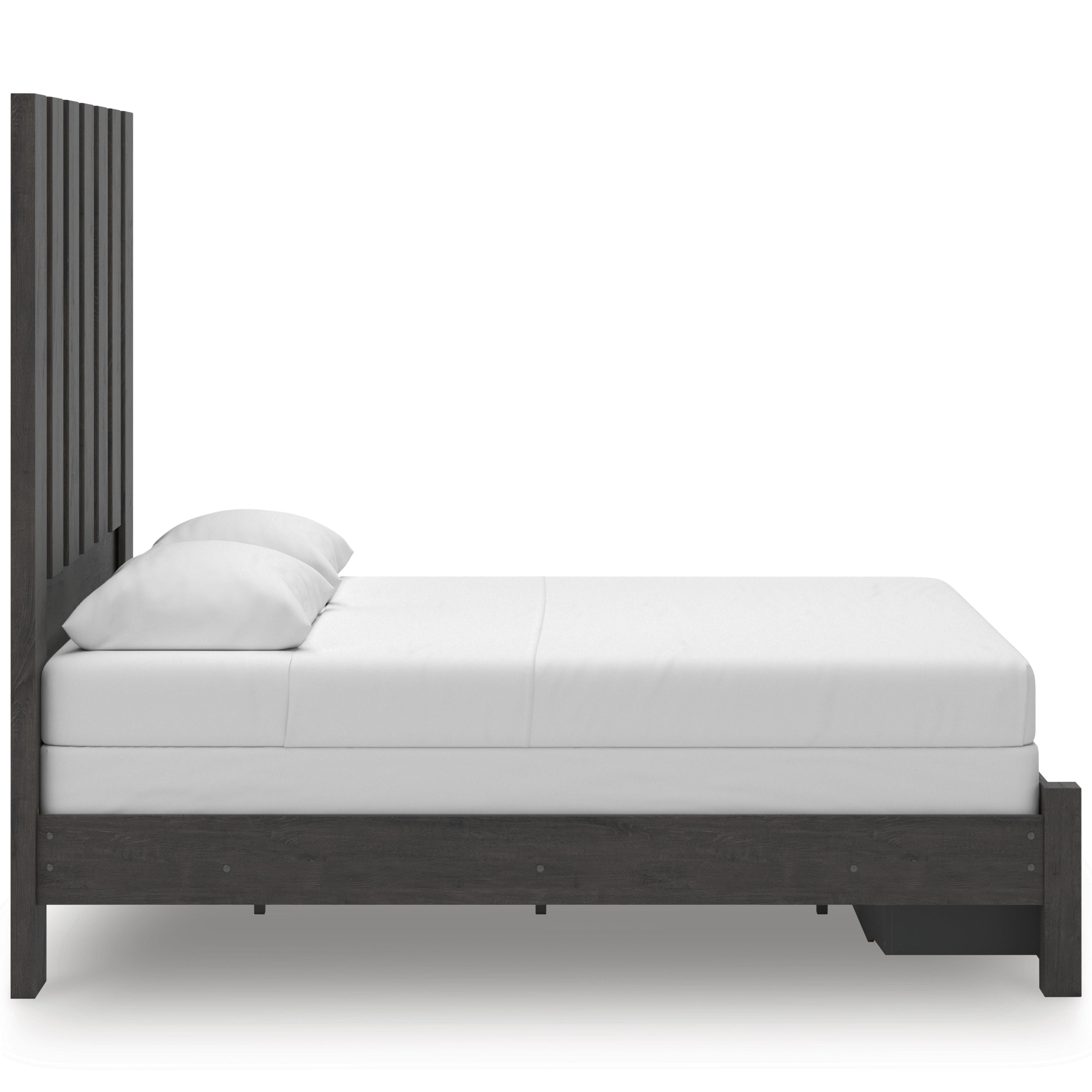  Size_Queen --  Signature Design by Ashley Fraluna Panel Bed with Storage IMAGE 4