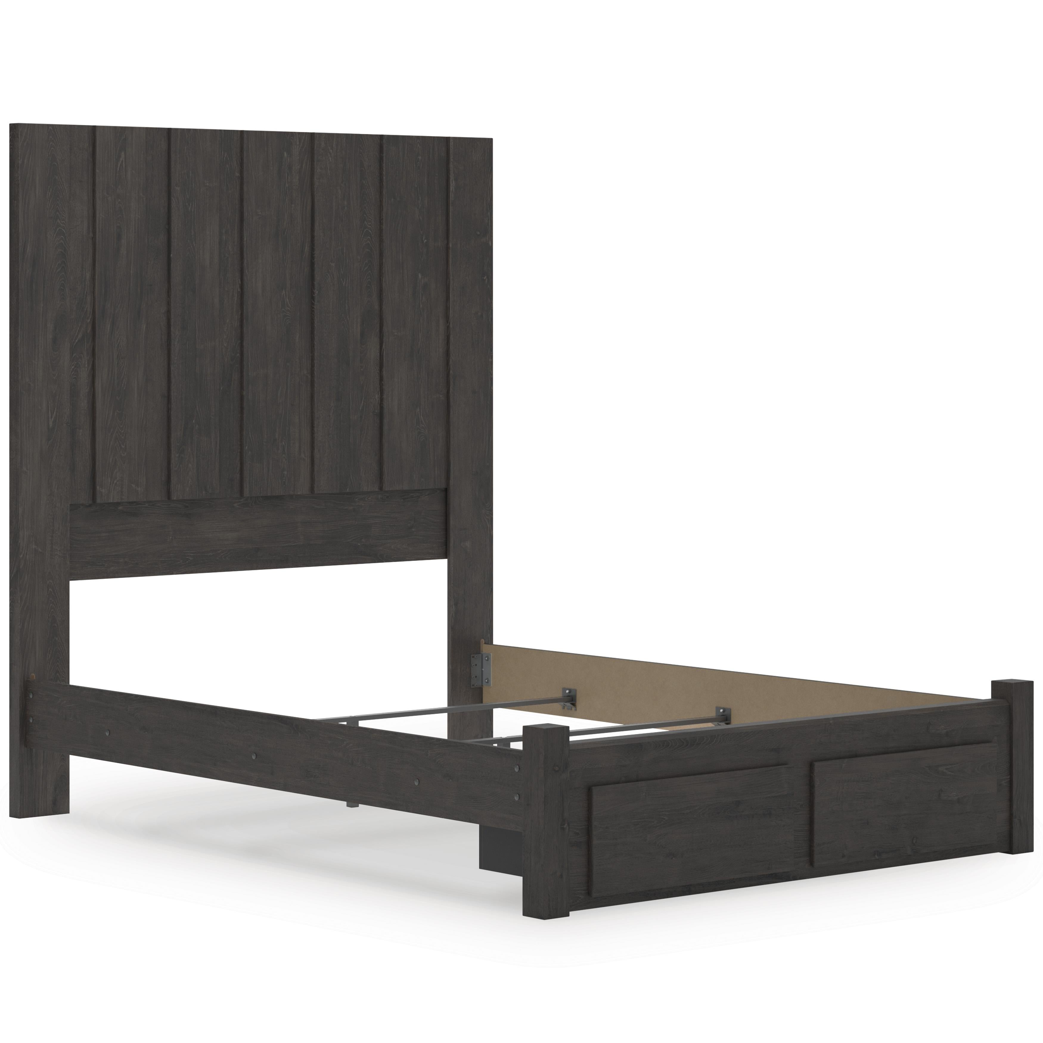  Size_Queen --  Signature Design by Ashley Fraluna Panel Bed with Storage IMAGE 6