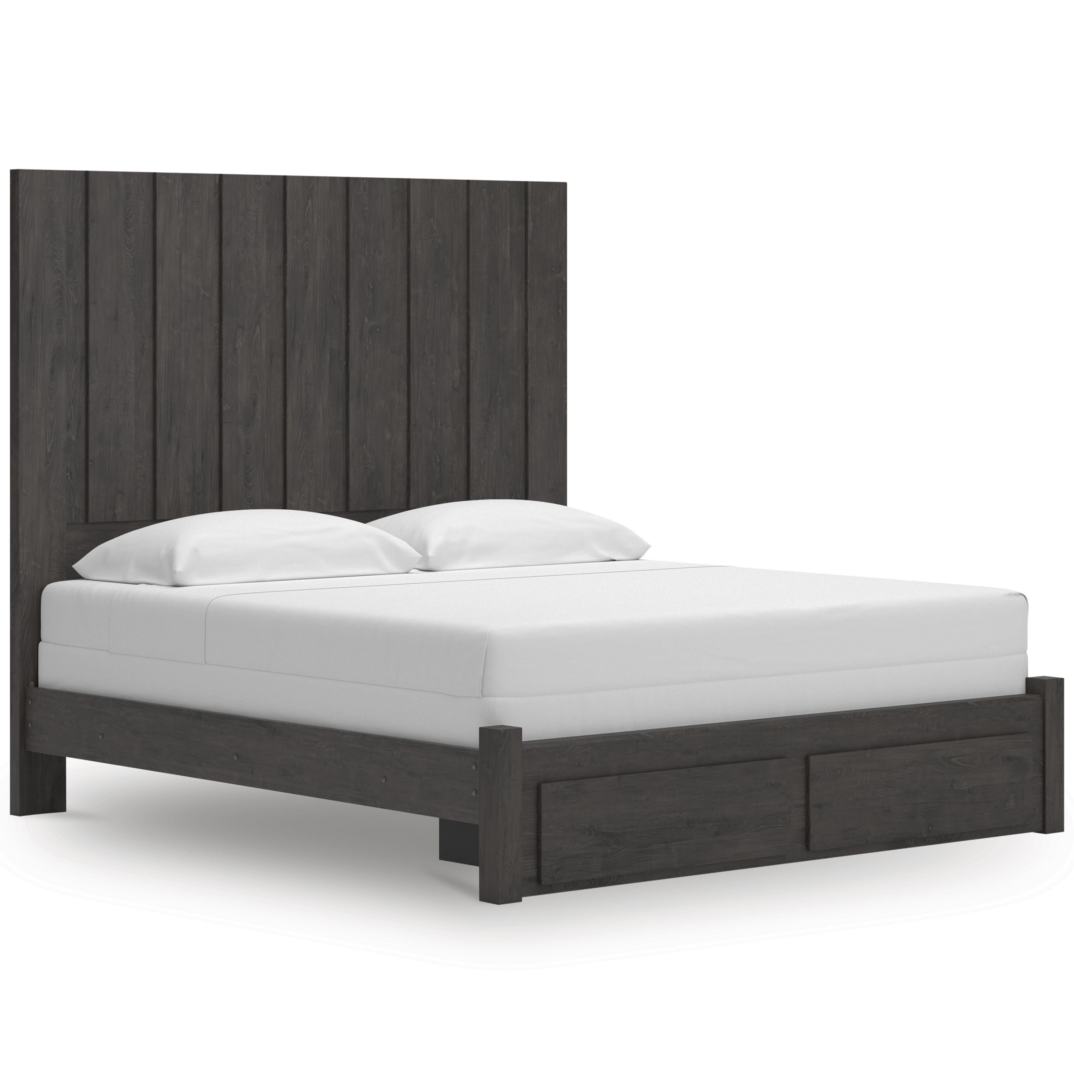  Size_King --  Fraluna PCB3370B9 King Panel Storage Bed IMAGE 1