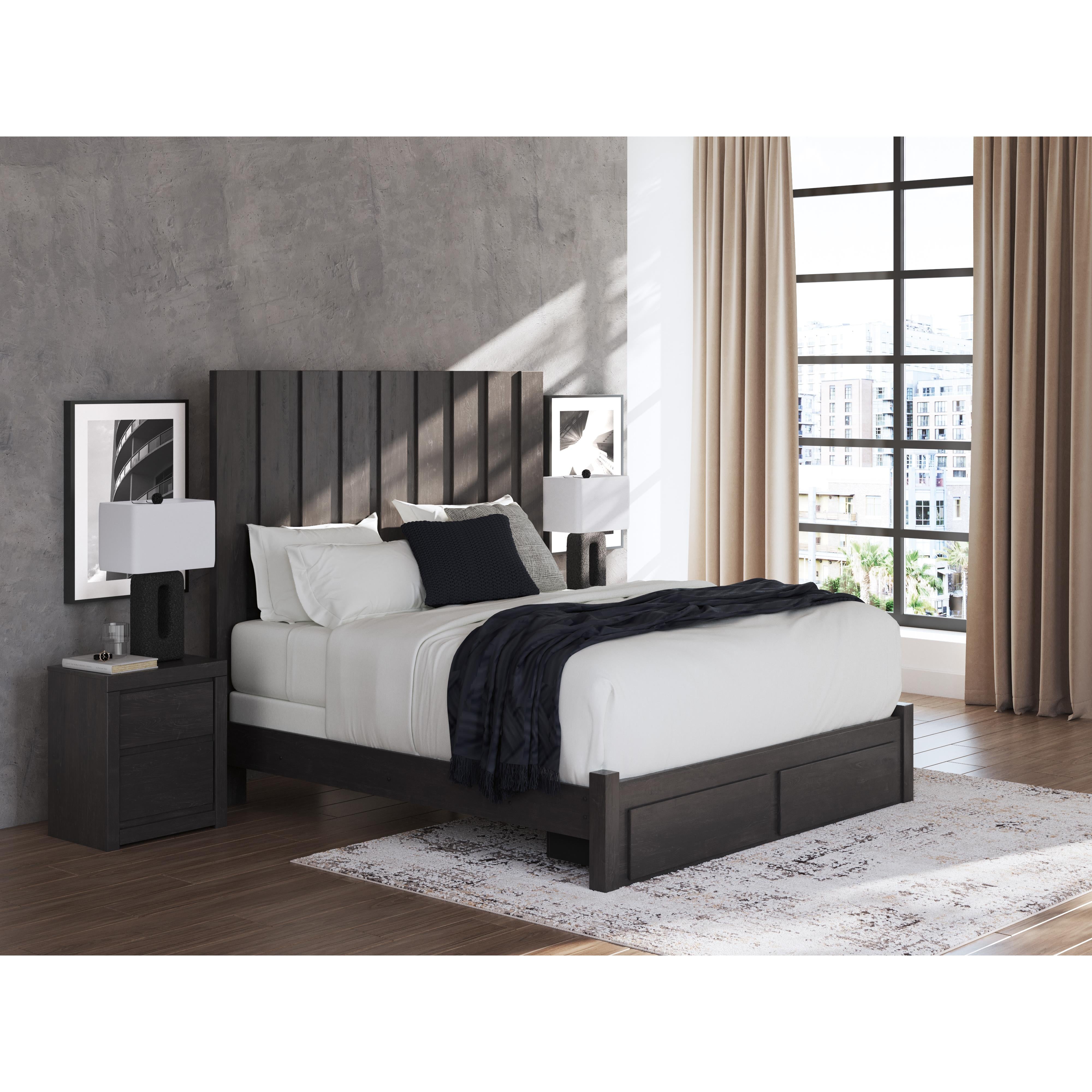  Size_King --  Fraluna PCB3370B9 King Panel Storage Bed IMAGE 5