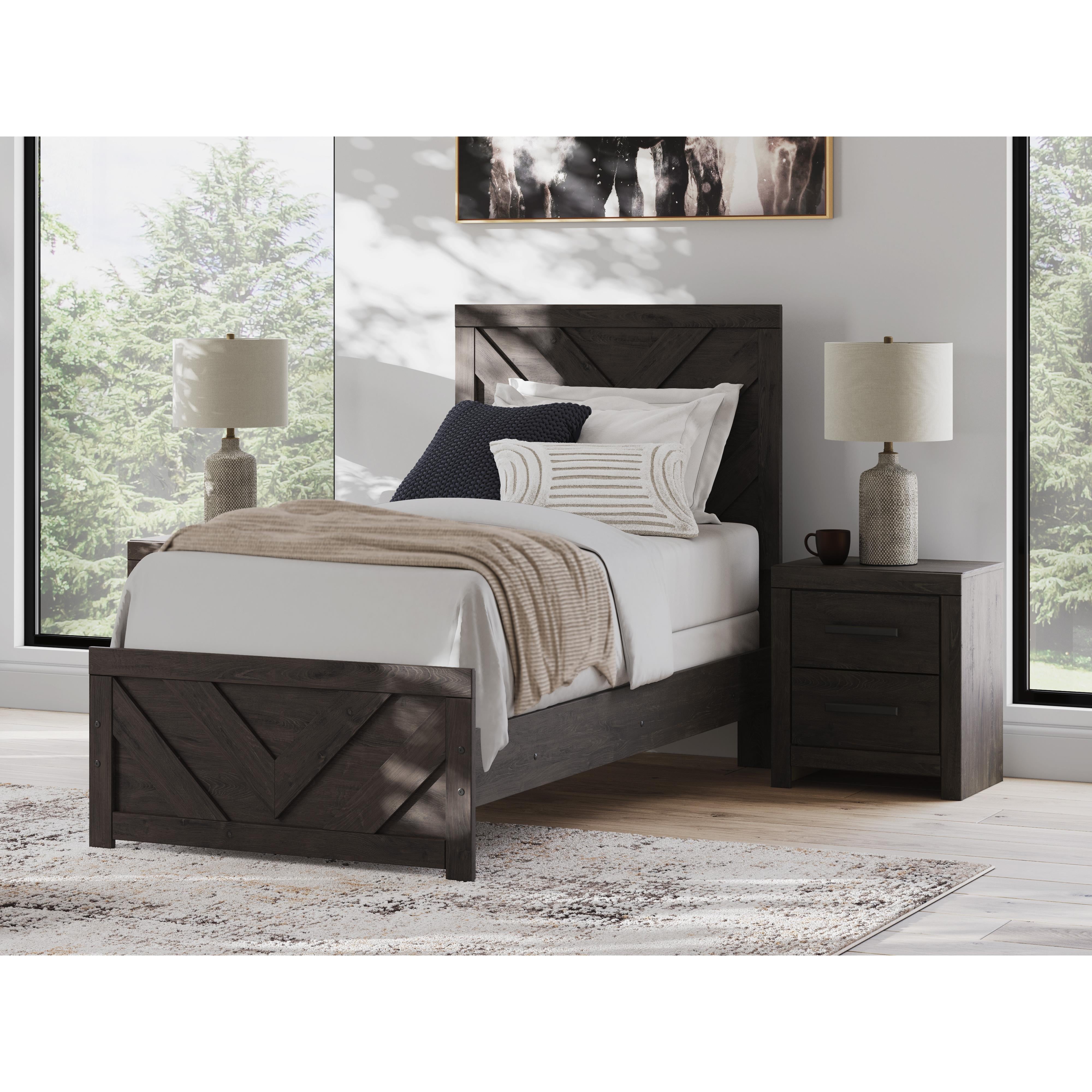  Size_Twin --  Signature Design by Ashley Prendonea Panel Bed IMAGE 6