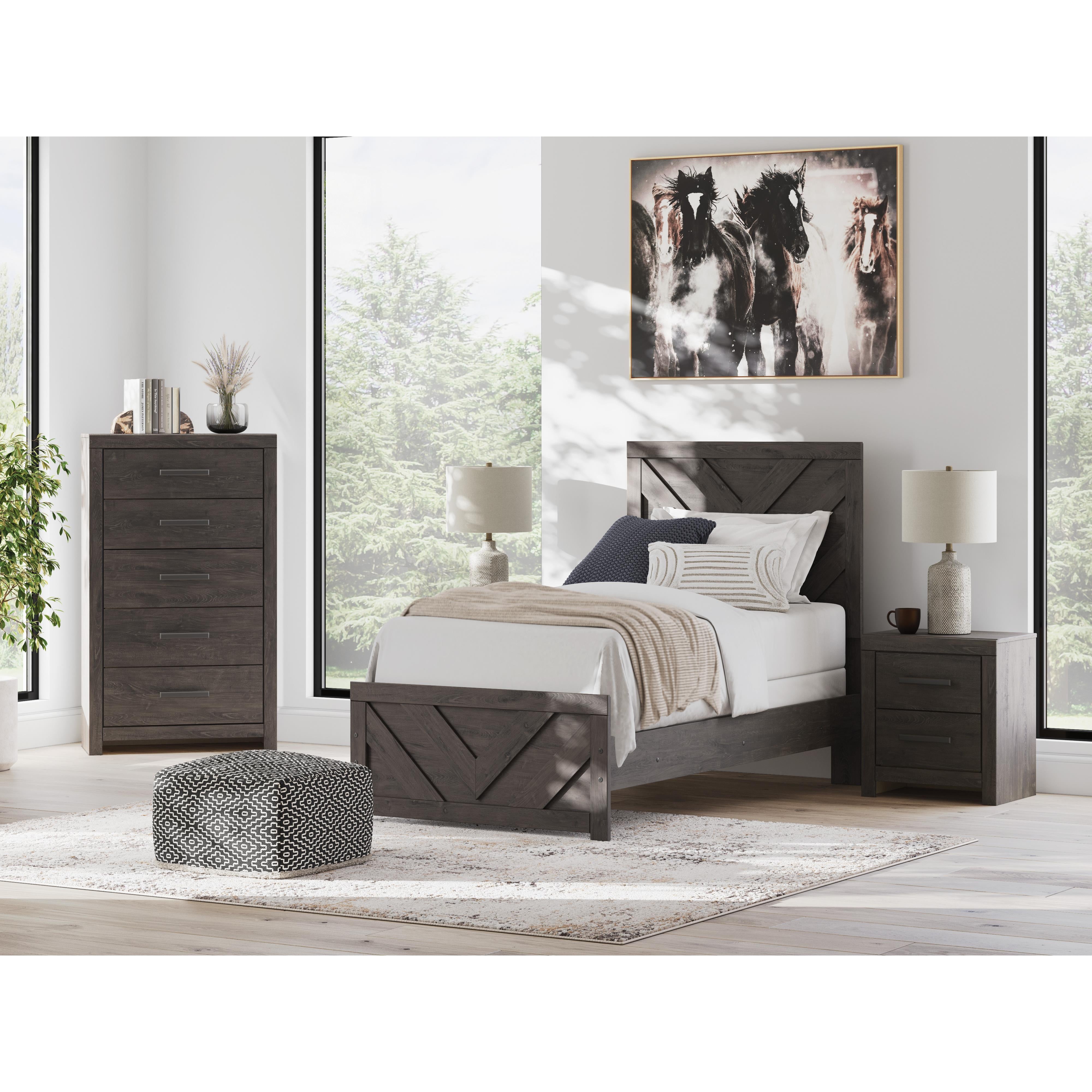  Size_Twin --  Signature Design by Ashley Prendonea Panel Bed IMAGE 8