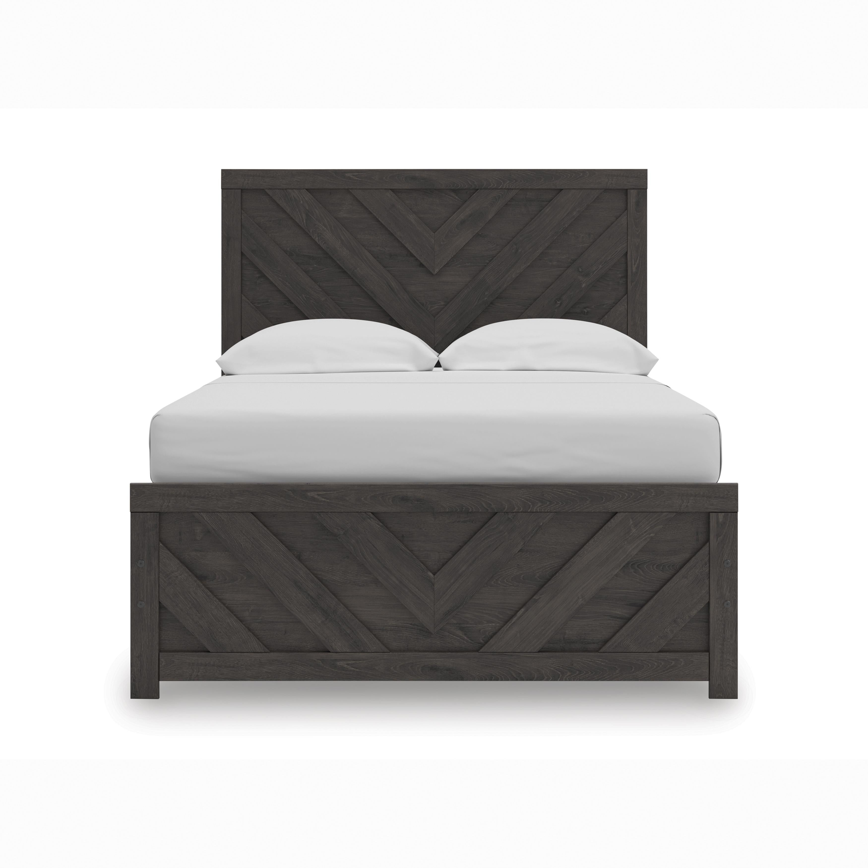  Size_Full --  Prendonea B3789B3 Full Panel Bed IMAGE 2