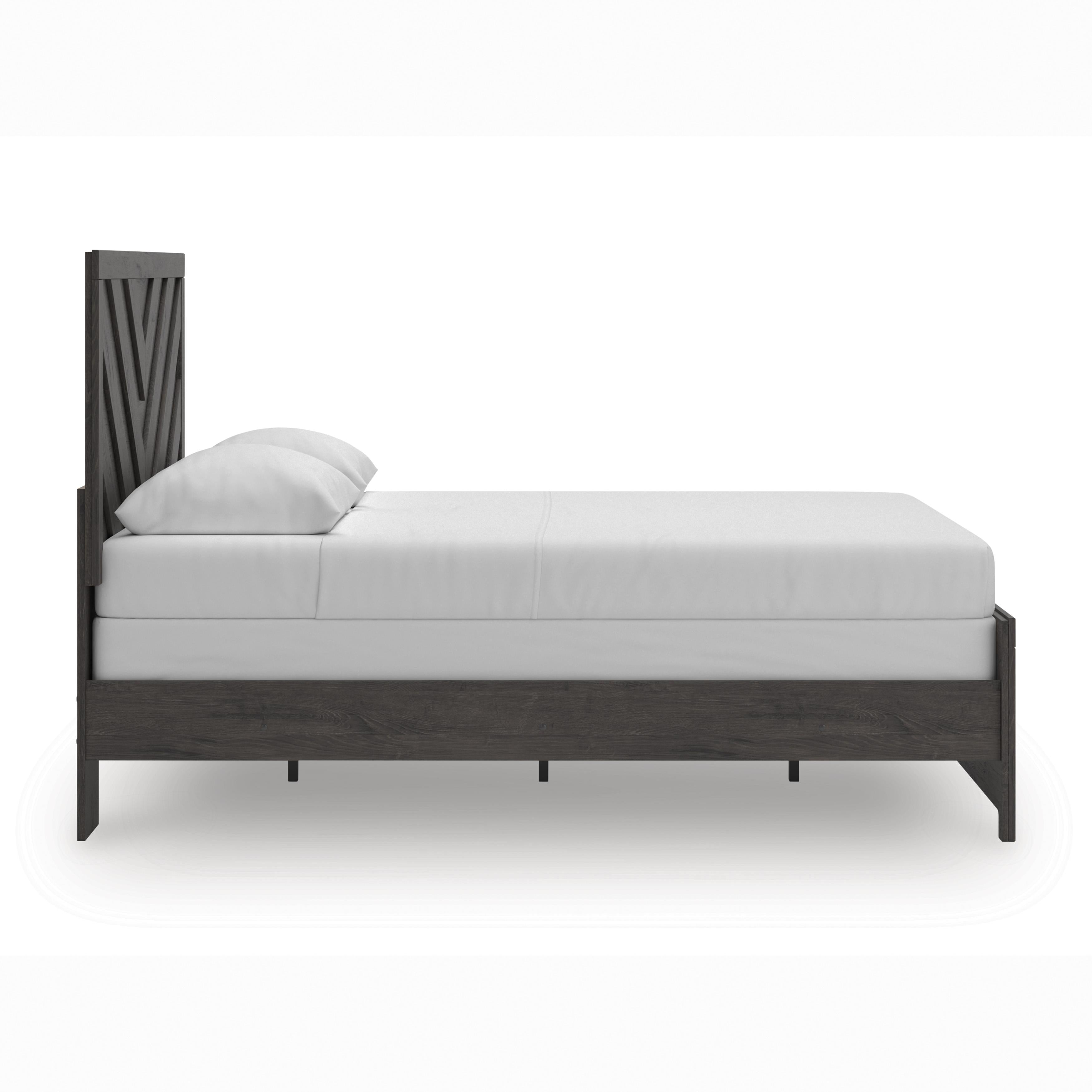  Size_Queen --  Prendonea B3789B4 Queen Panel Bed IMAGE 3
