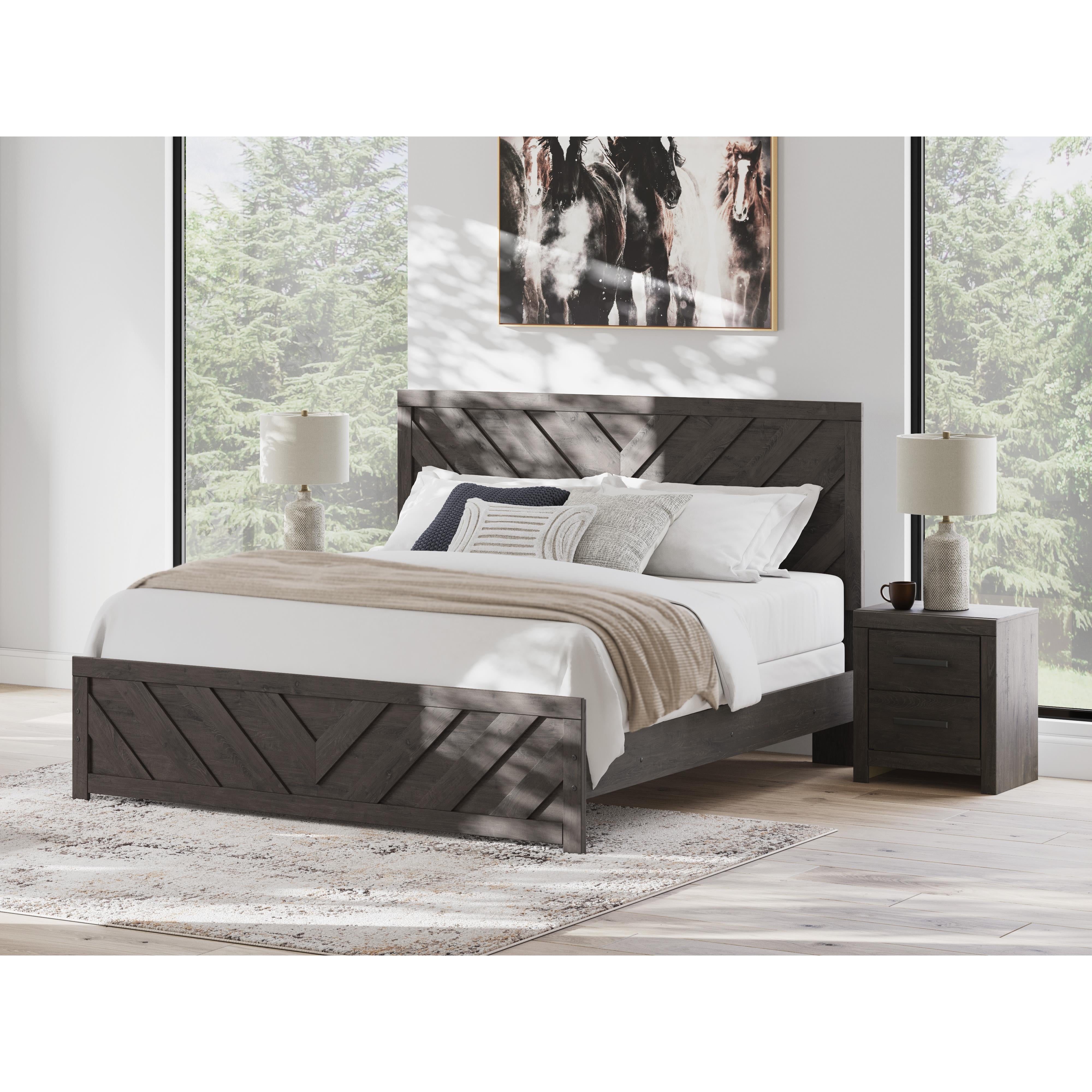  Size_King --  Prendonea B3789B8 King Panel Bed IMAGE 6