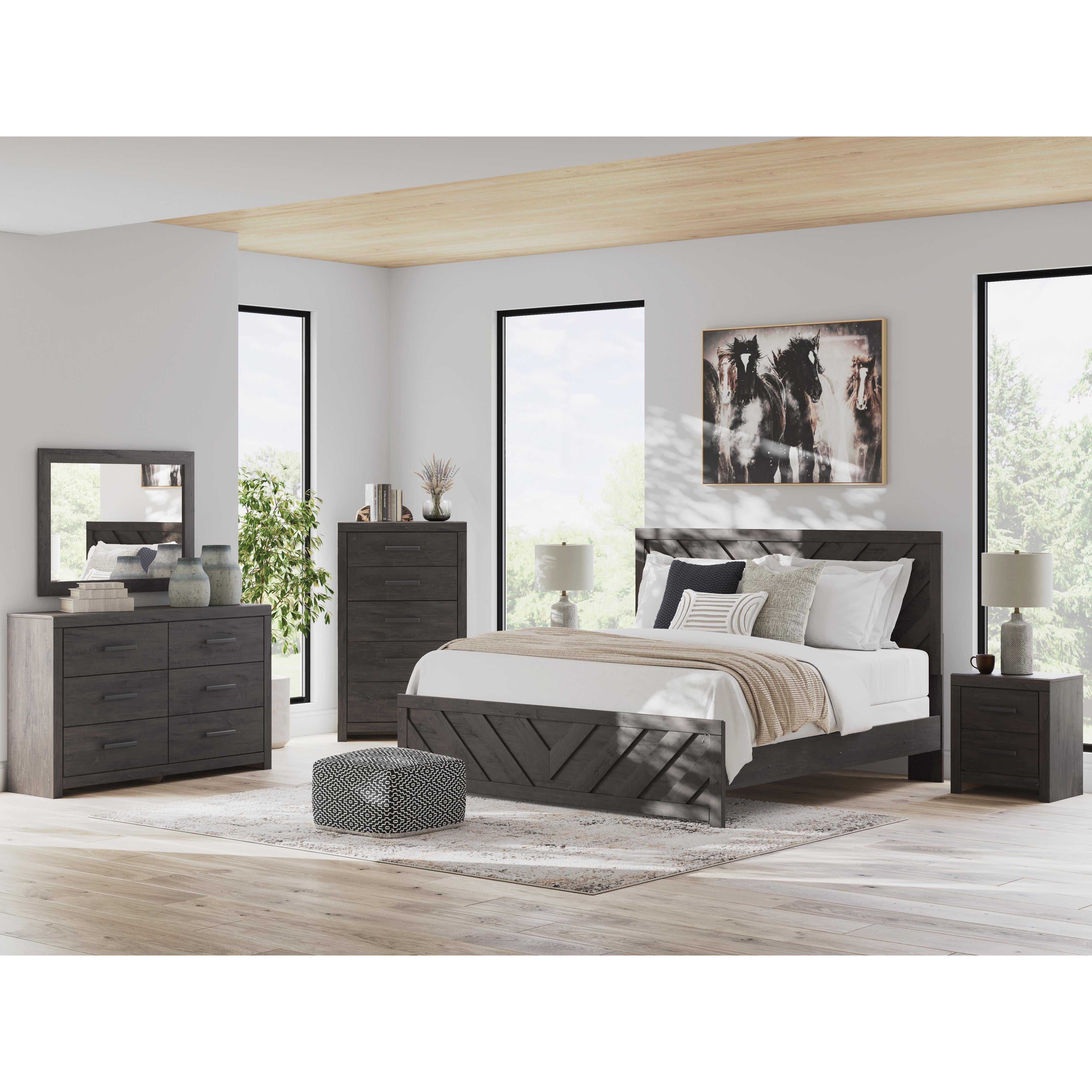  Size_King --  Prendonea B3789B8 King Panel Bed IMAGE 8