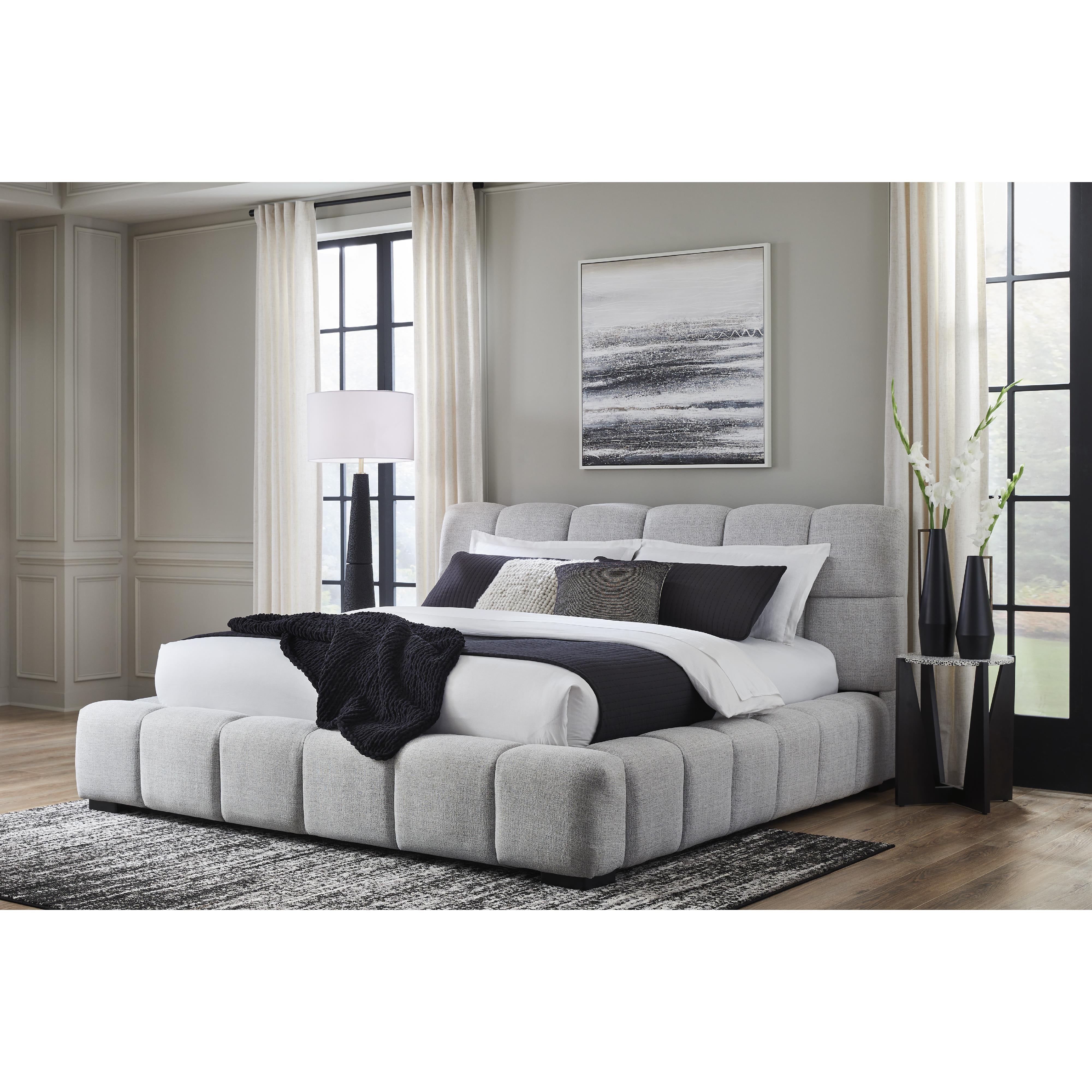  Size_King --  Grendusk PCB584B2 King Upholstered Bed IMAGE 5