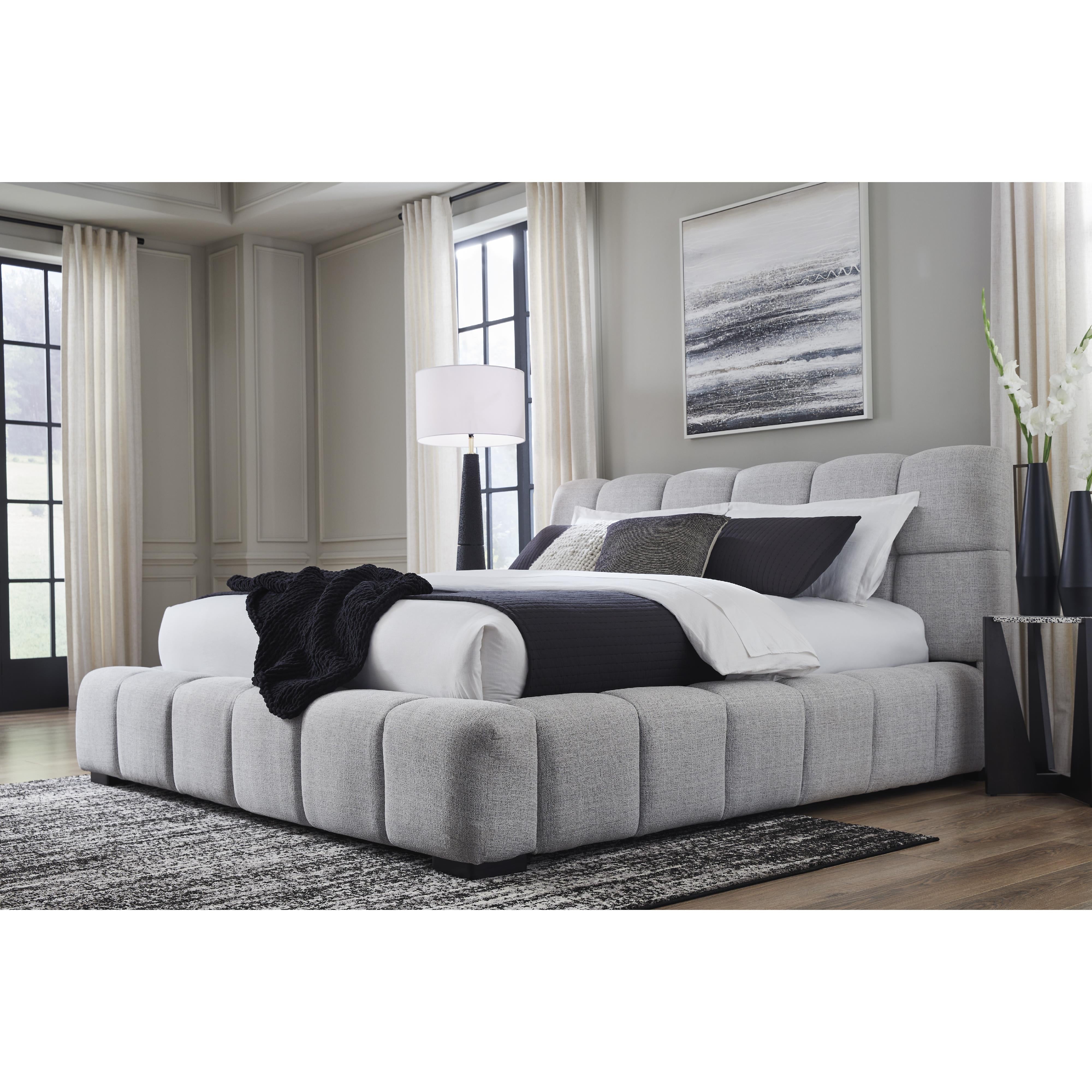  Size_King --  Grendusk PCB584B2 King Upholstered Bed IMAGE 8