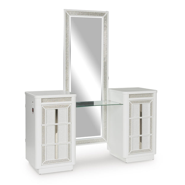 Signature Design by Ashley Chalanna B822B7 Vanity with Mirror