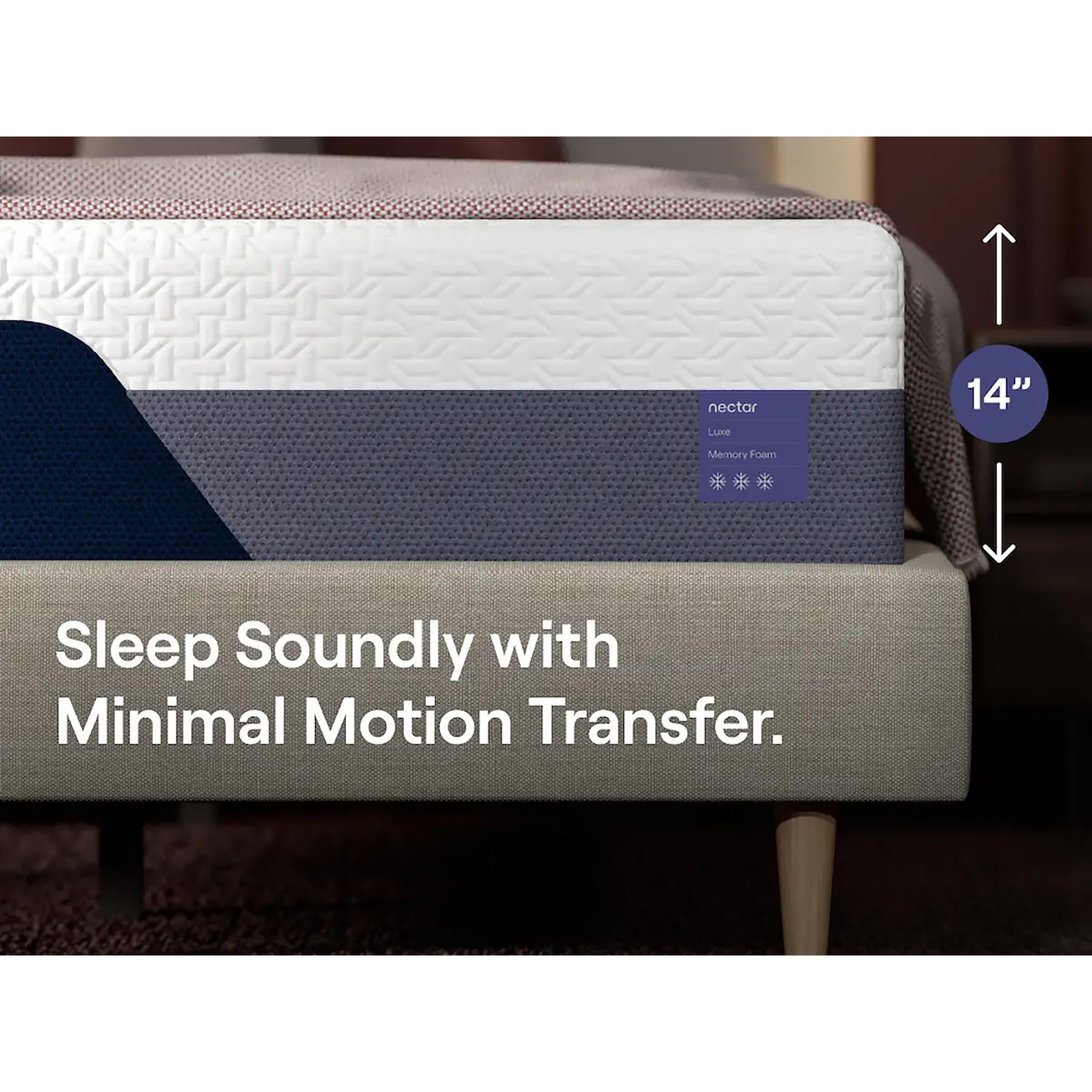  Size_King --  Nectar Luxe Memory Foam M12741 King Mattress IMAGE 8