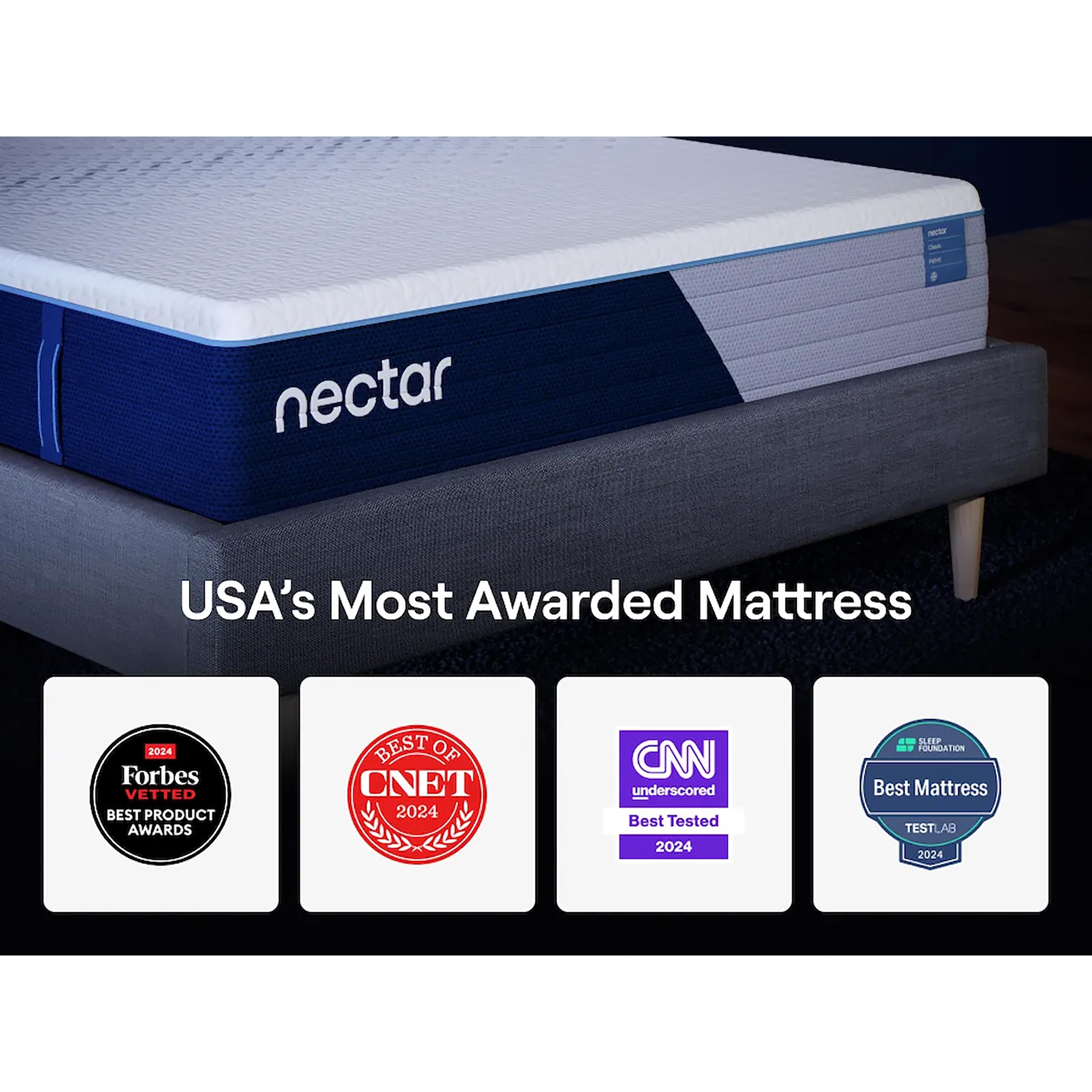  Sleep Sets_No Size_Full --  Nectar Classic Hybrid M14021 Full Mattress IMAGE 7
