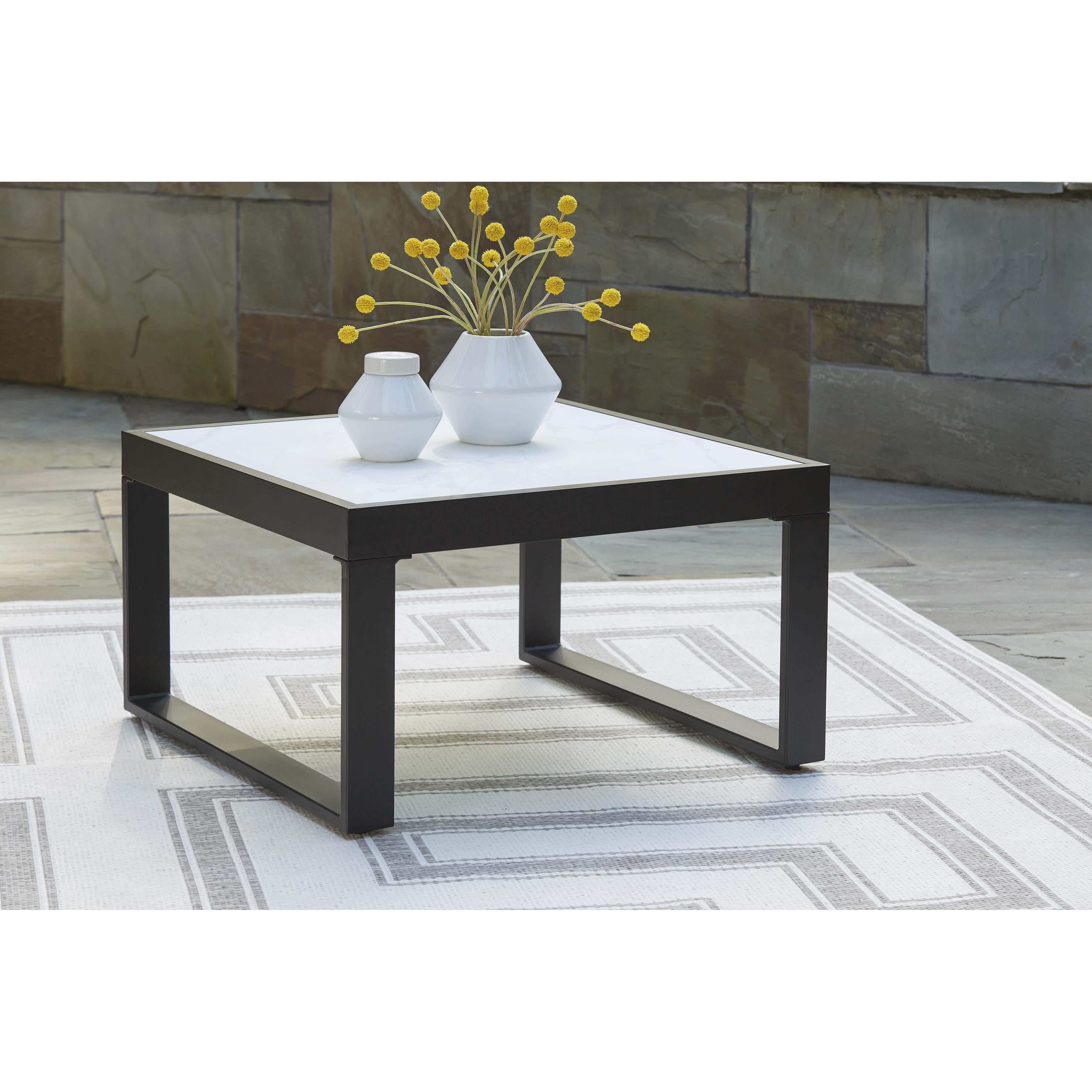  Signature Design by Ashley Beachloft P490-708 Square Cocktail Table IMAGE 4