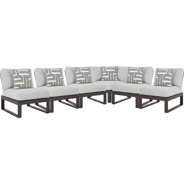 Signature Design by Ashley Beachloft P490P1 6 pc Outdoor Sectional