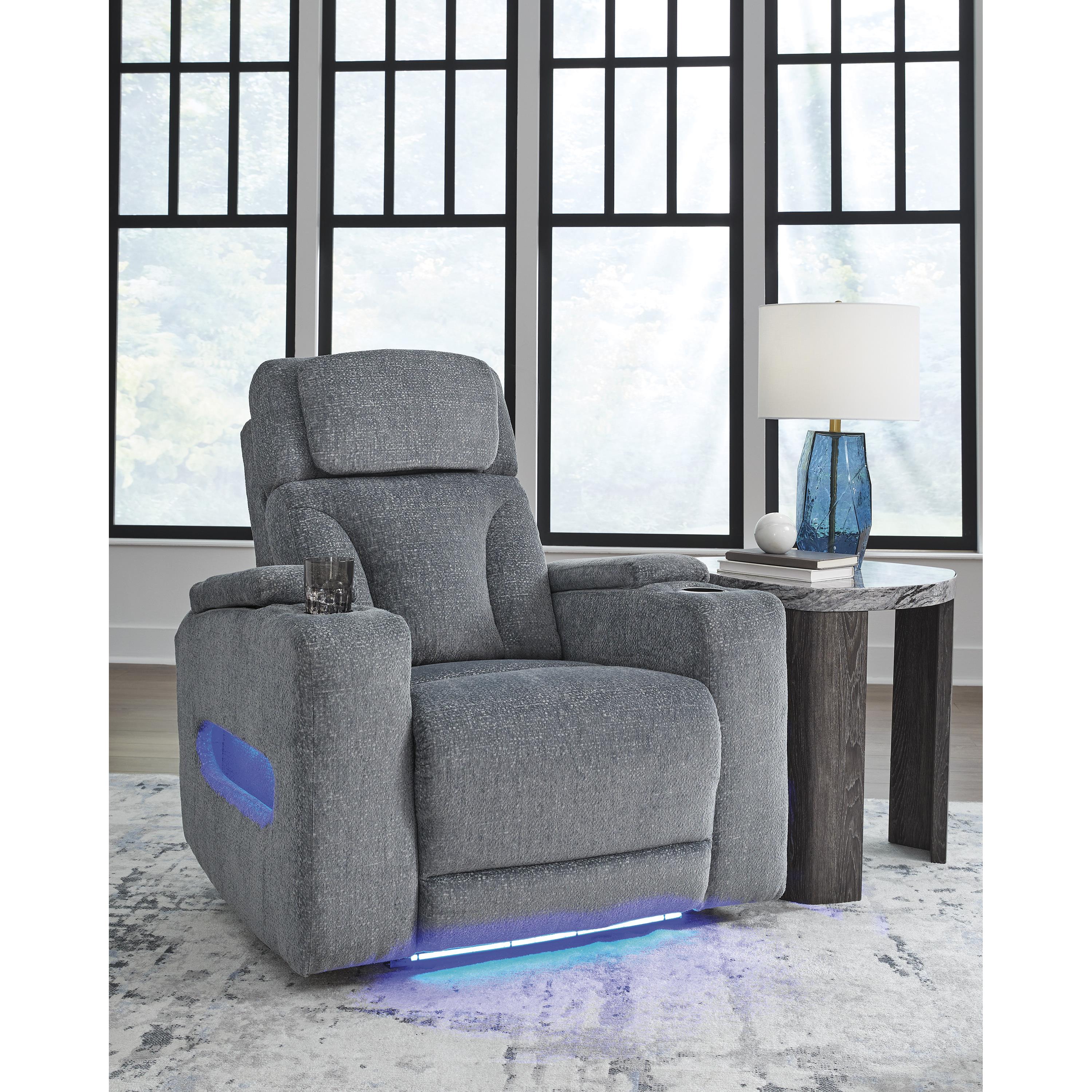  Signature Design by Ashley Studio Cave PC4980213 Power Recliner with Adjustable Headrest IMAGE 6