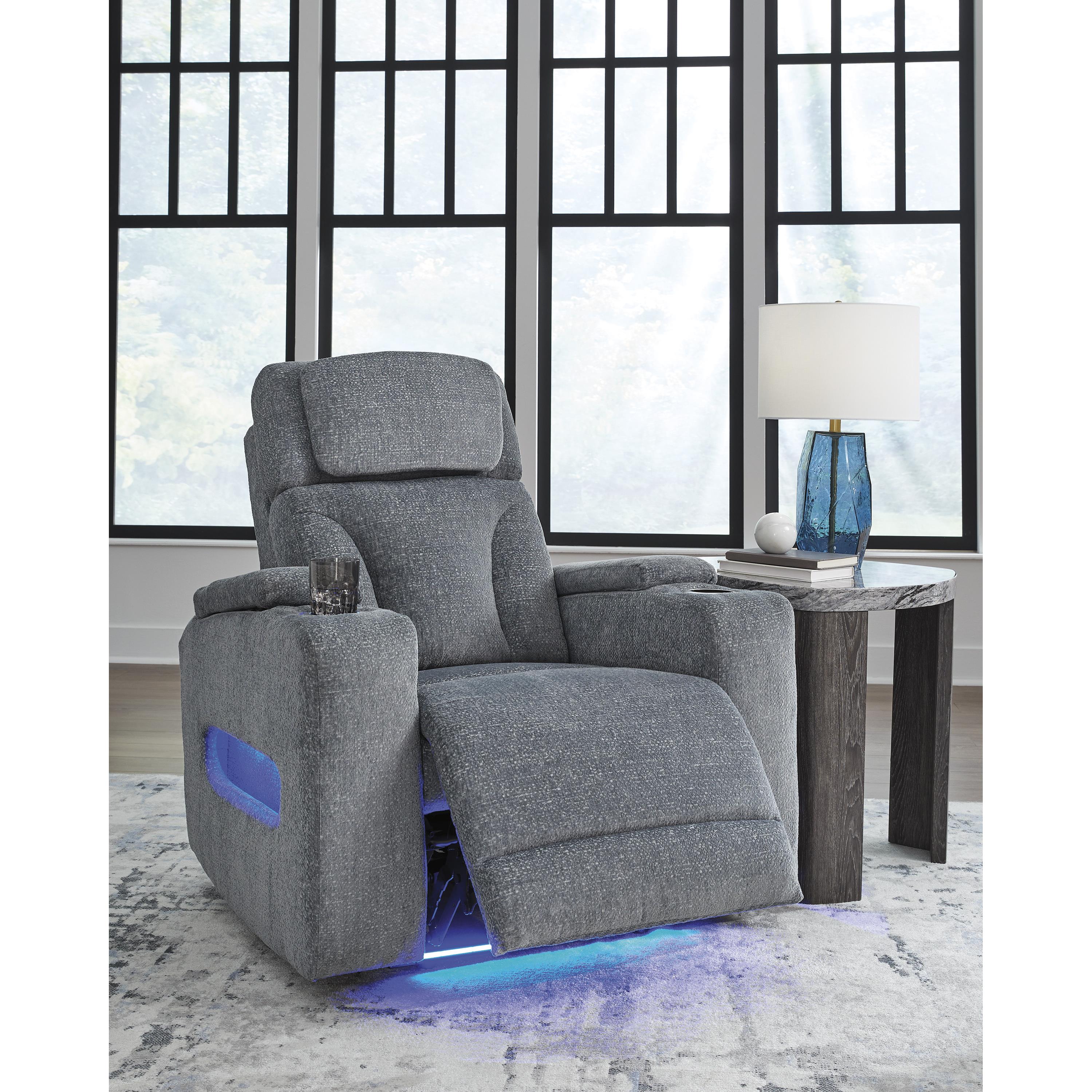  Signature Design by Ashley Studio Cave PC4980213 Power Recliner with Adjustable Headrest IMAGE 7