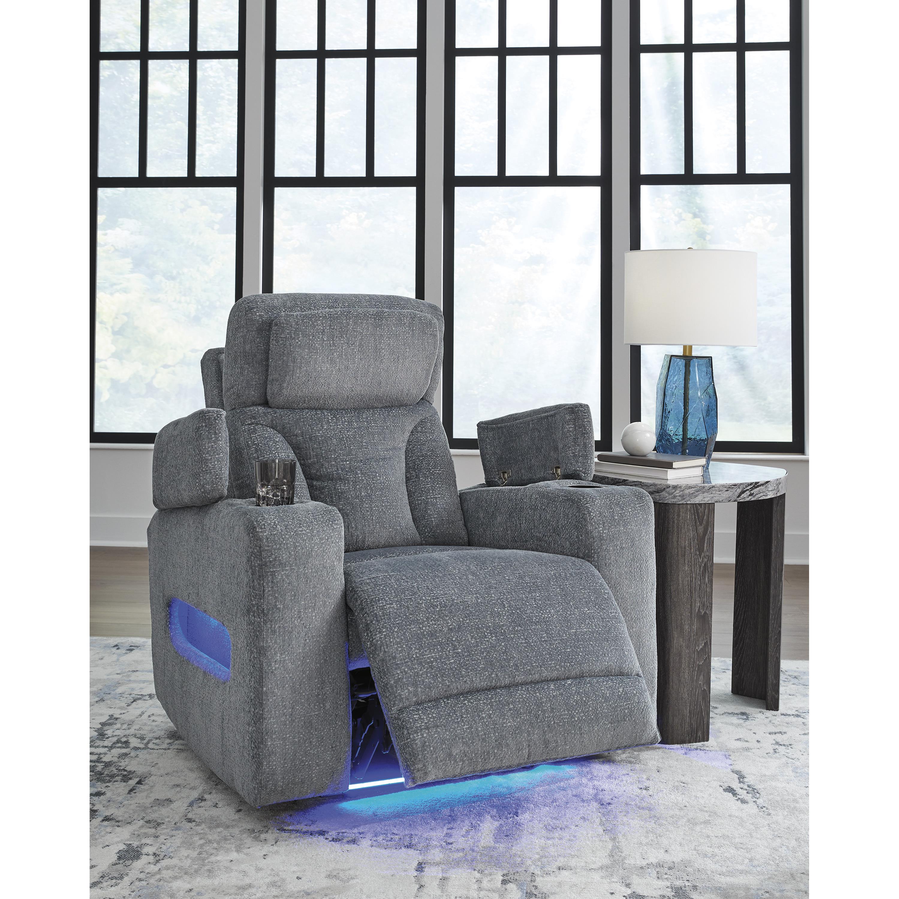  Signature Design by Ashley Studio Cave PC4980213 Power Recliner with Adjustable Headrest IMAGE 8