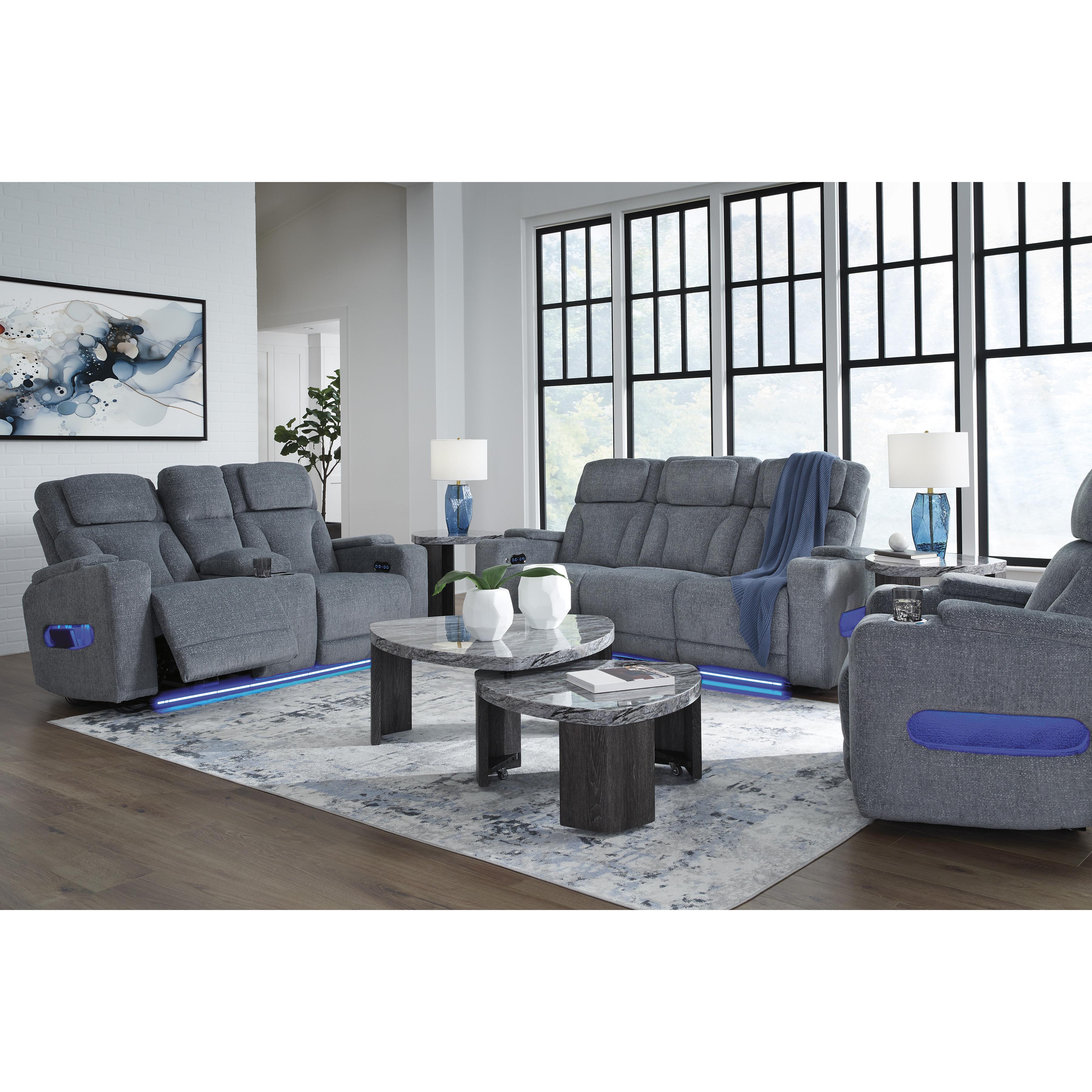  Signature Design by Ashley Studio Cave PC4980215 Power Reclining Sofa with Adjustable Headrest IMAGE 20