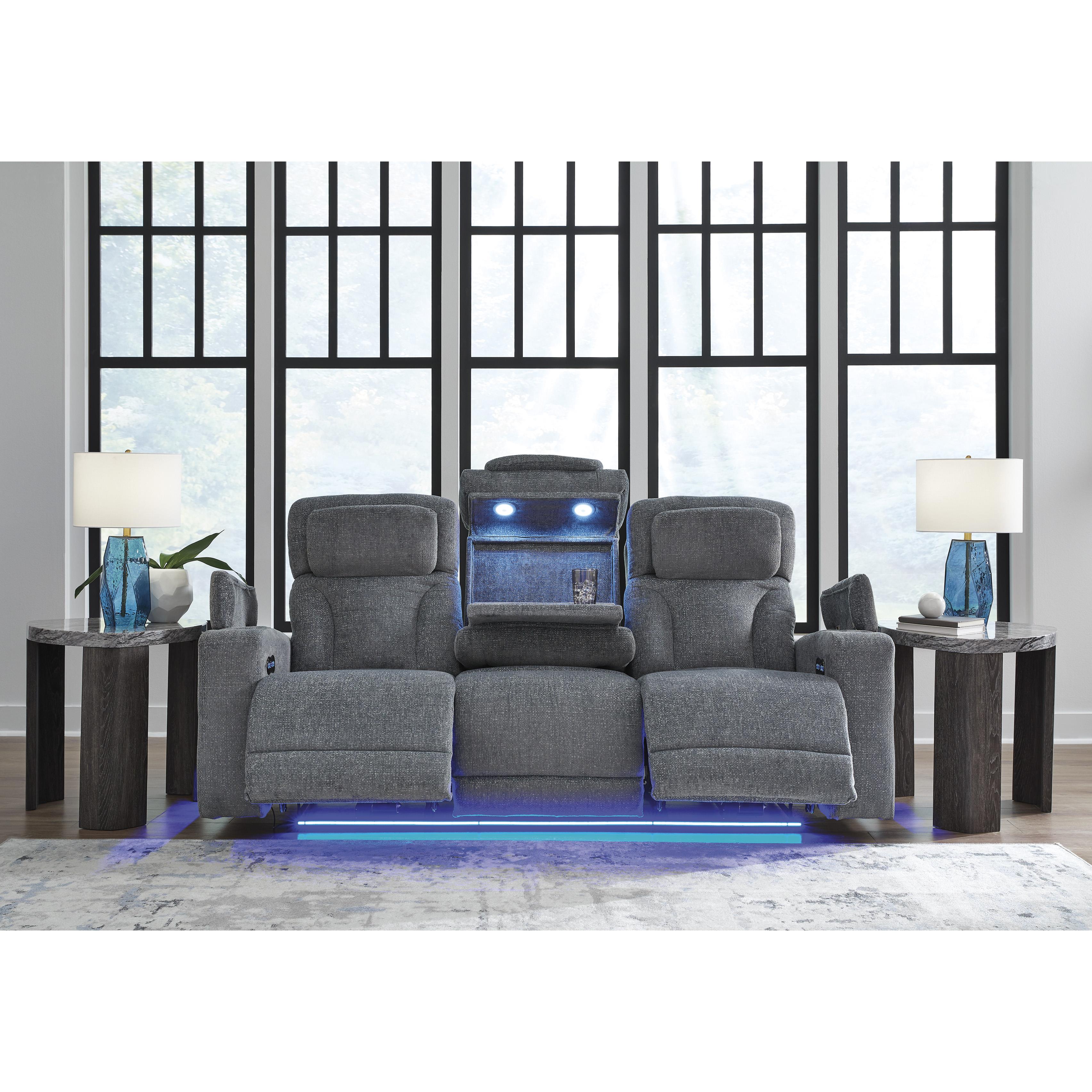  Signature Design by Ashley Studio Cave PC4980215 Power Reclining Sofa with Adjustable Headrest IMAGE 7