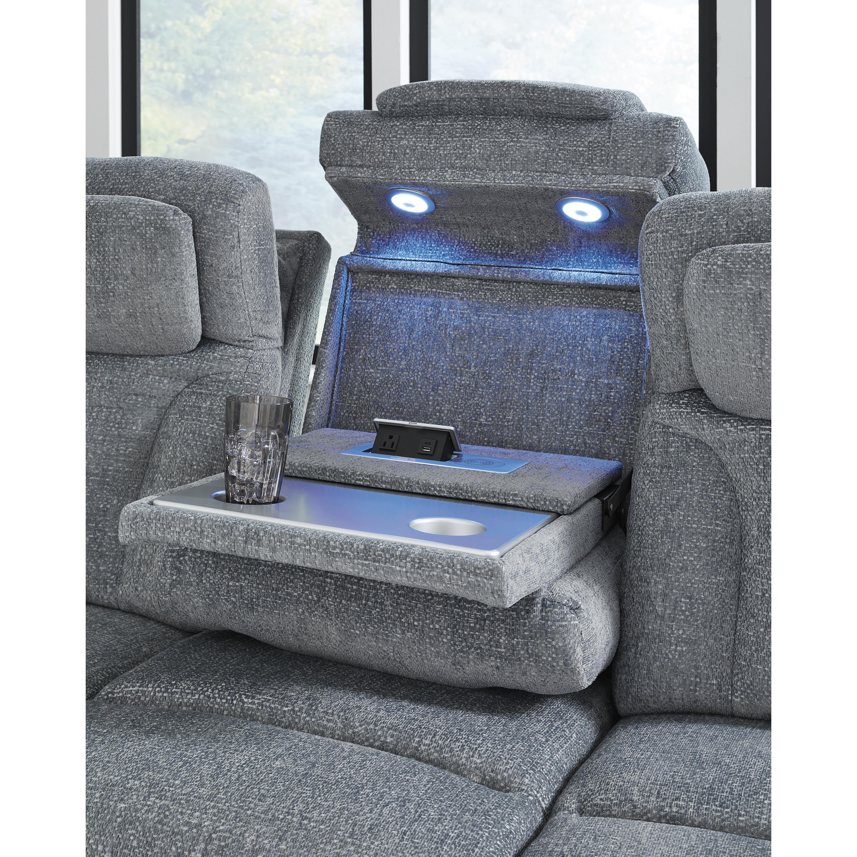  Signature Design by Ashley Studio Cave PC4980215 Power Reclining Sofa with Adjustable Headrest IMAGE 8