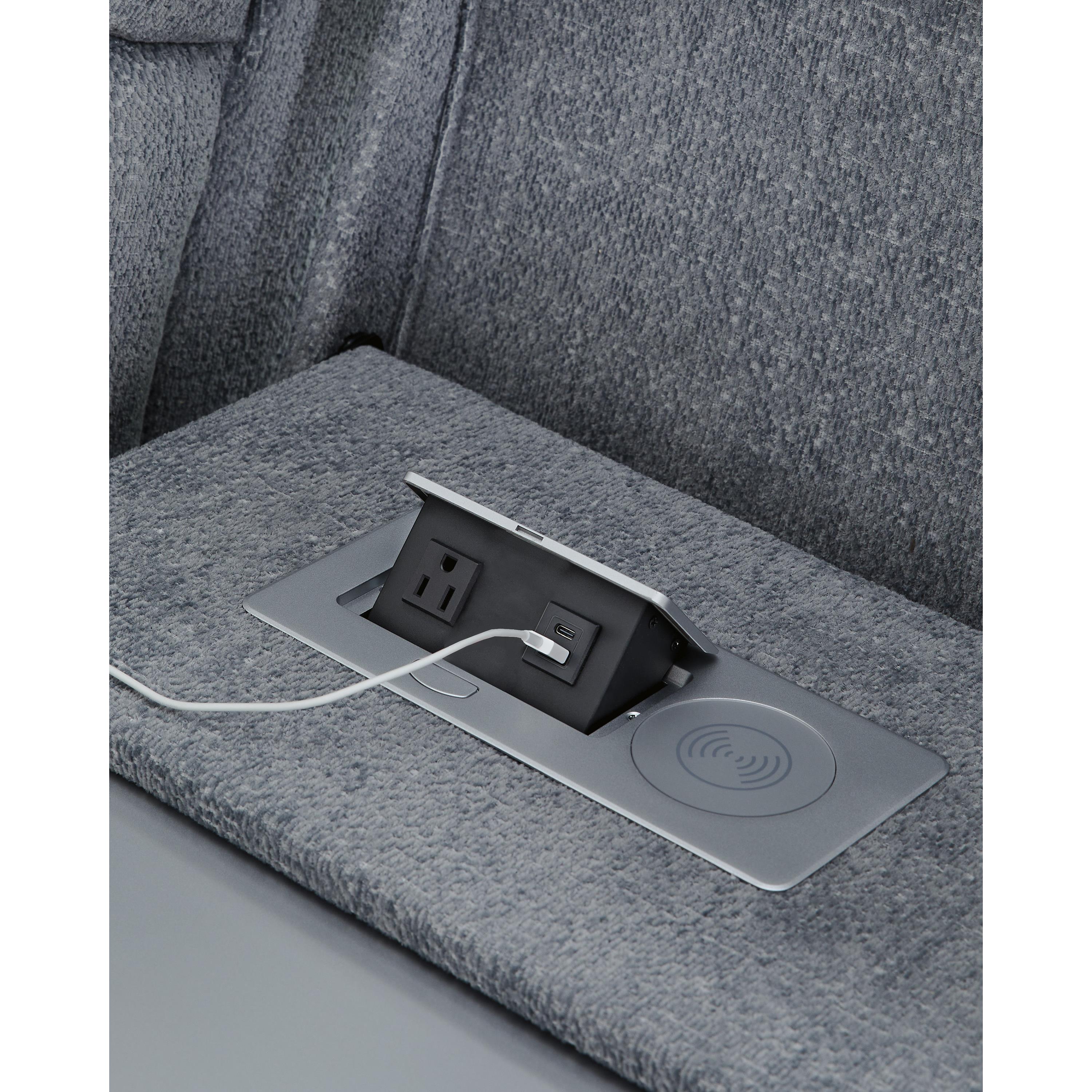  Signature Design by Ashley Studio Cave PC4980215 Power Reclining Sofa with Adjustable Headrest IMAGE 9