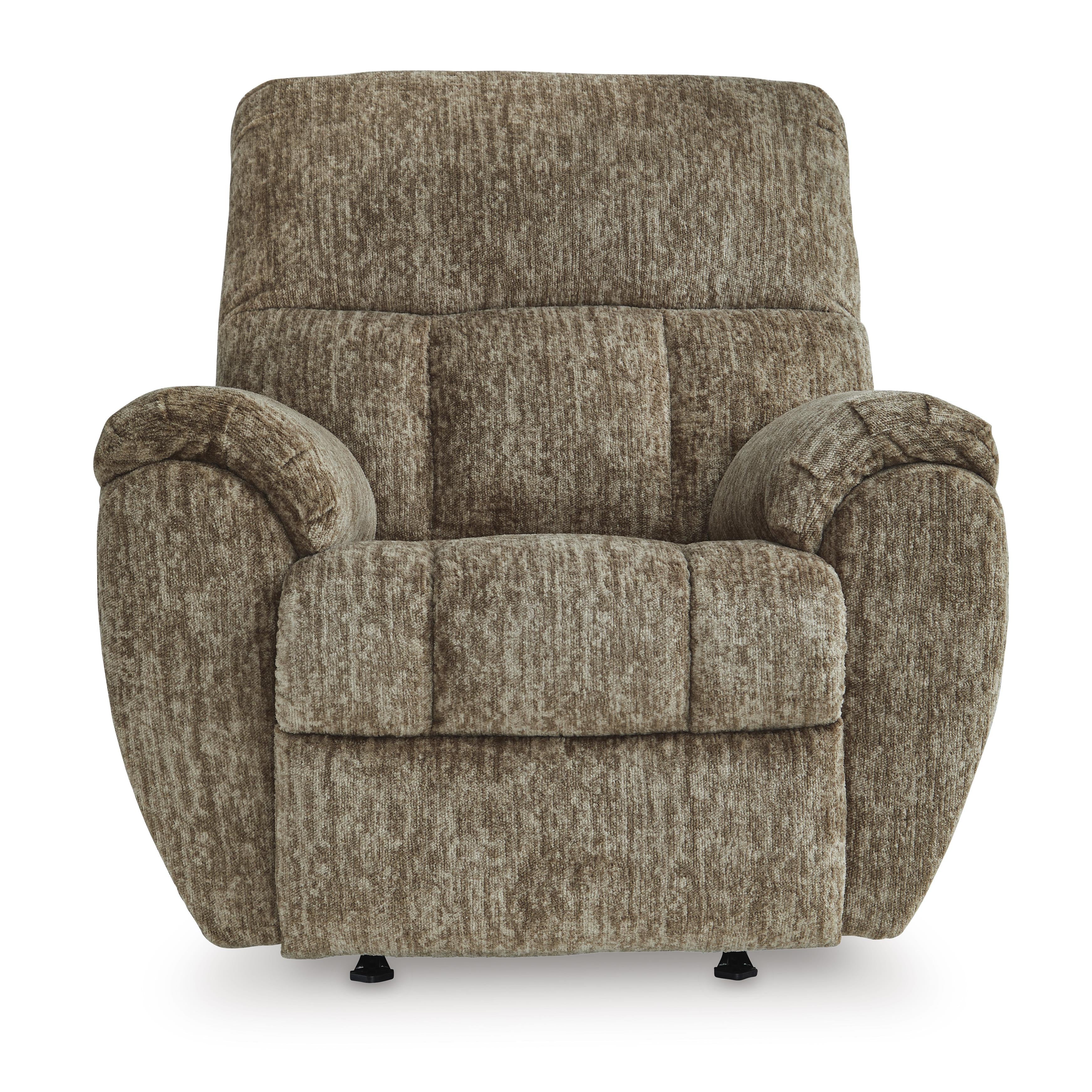  Manufacturer Color_Taupe --  Signature Design by Ashley Stayfish Rocker Fabric Recliner IMAGE 3