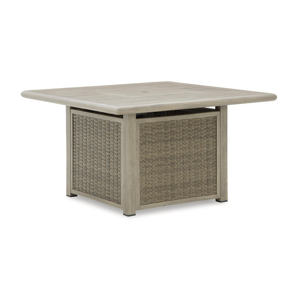 Signature Design by Ashley Cliff Trails PCP690-772 Square Fire Pit Table