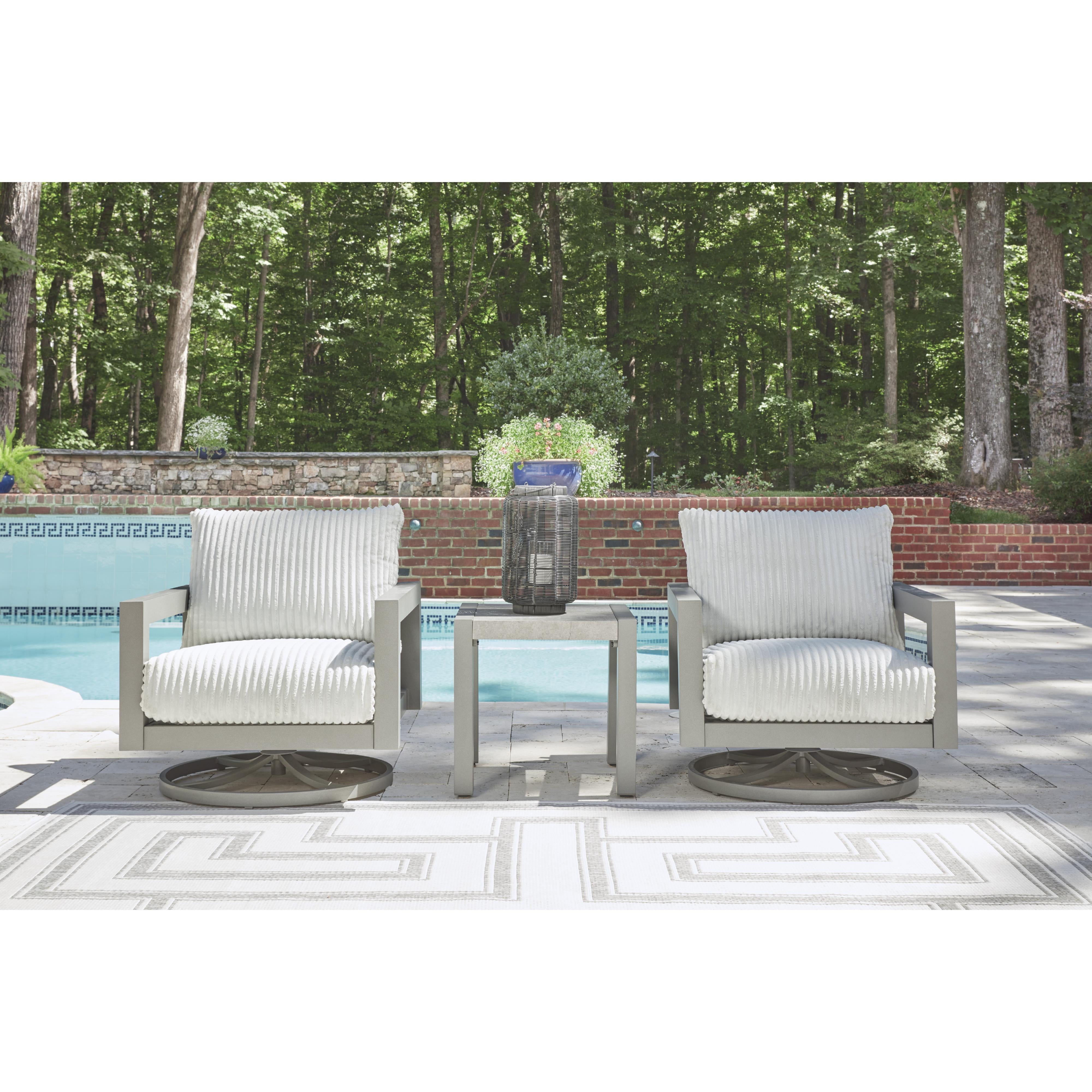  Signature Design by Ashley Hurley Park PCP695-821 Swivel Chair w/Cushion IMAGE 4