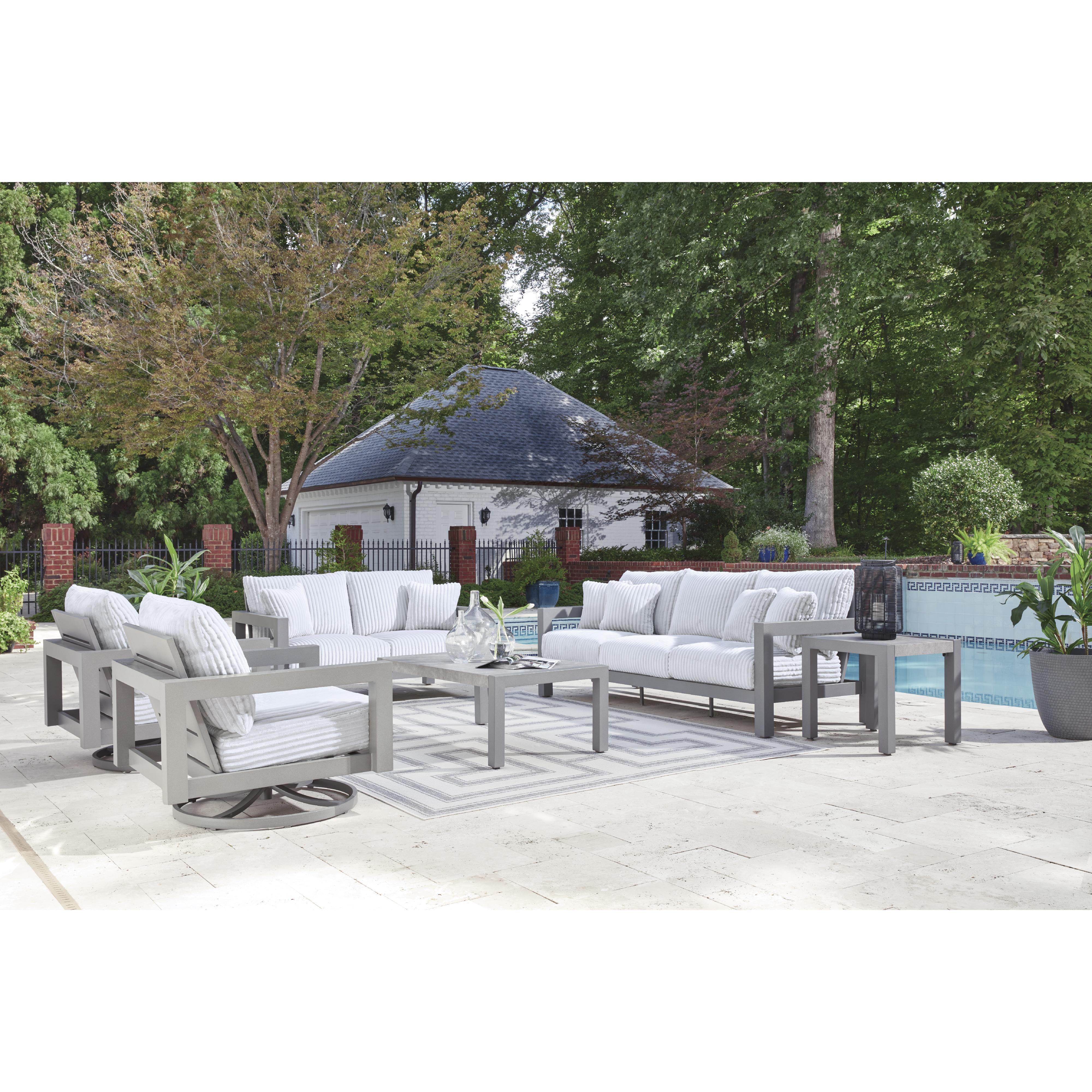  Signature Design by Ashley Hurley Park PCP695-835 Loveseat w/Cushion IMAGE 8