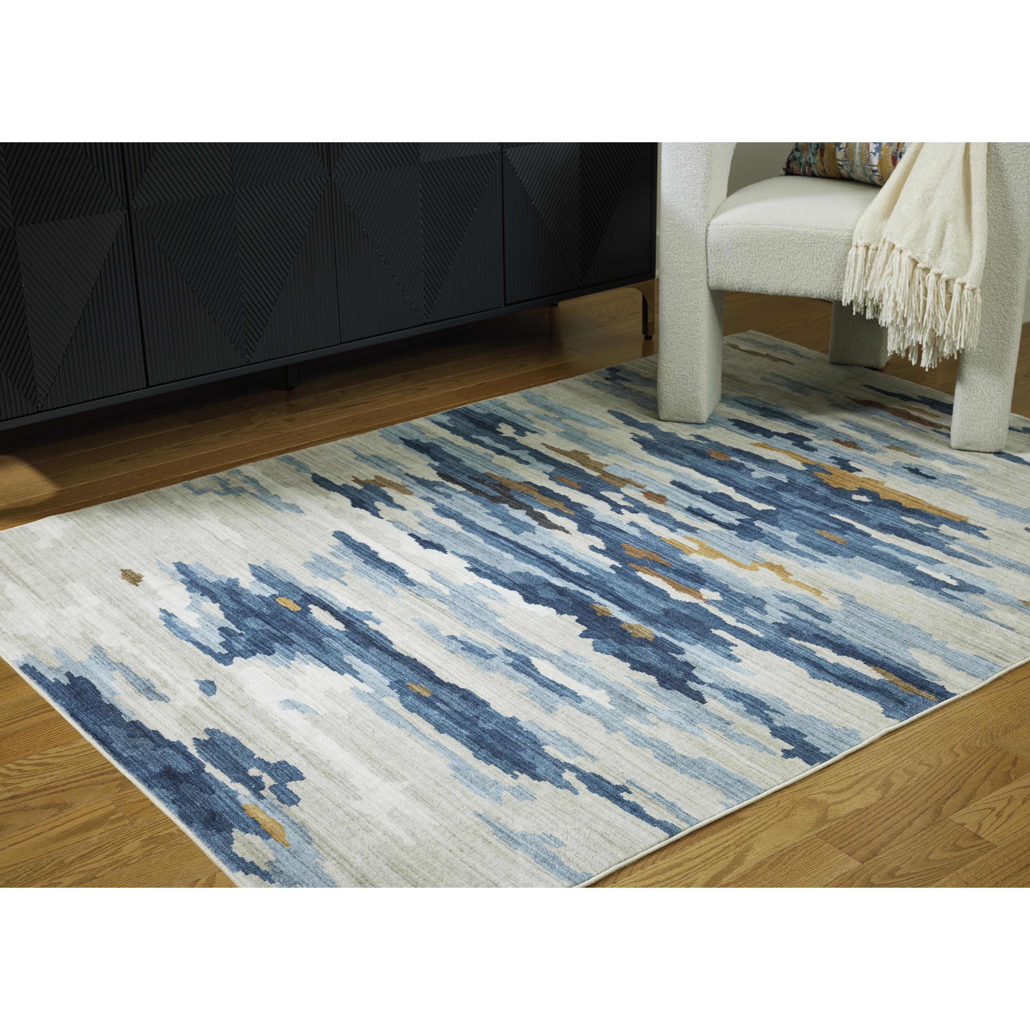  Size_5' x 7' --  Signature Design by Ashley Vinlett Washable Rug IMAGE 2