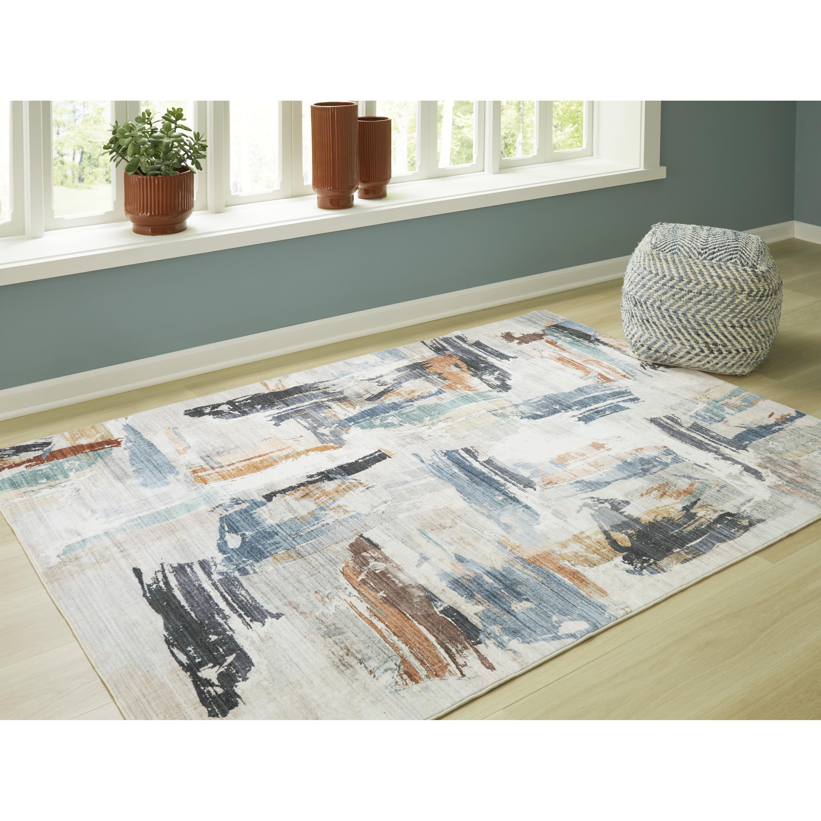  Size_8'1" x 10'1" --  Hessland R407051 Washable Large Rug IMAGE 2