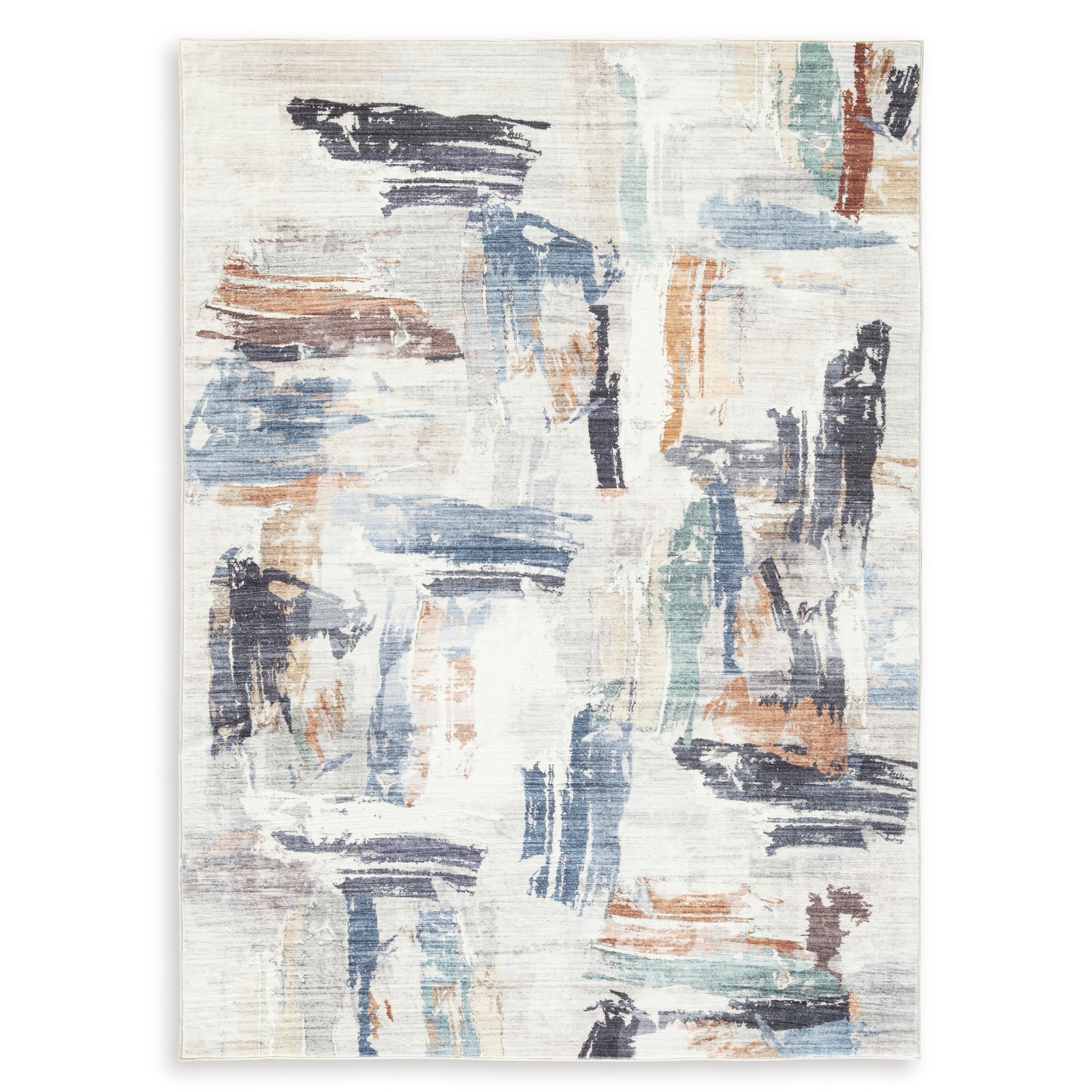  Size_5' x 7' --  Signature Design by Ashley Hessland Washable Rug IMAGE 1