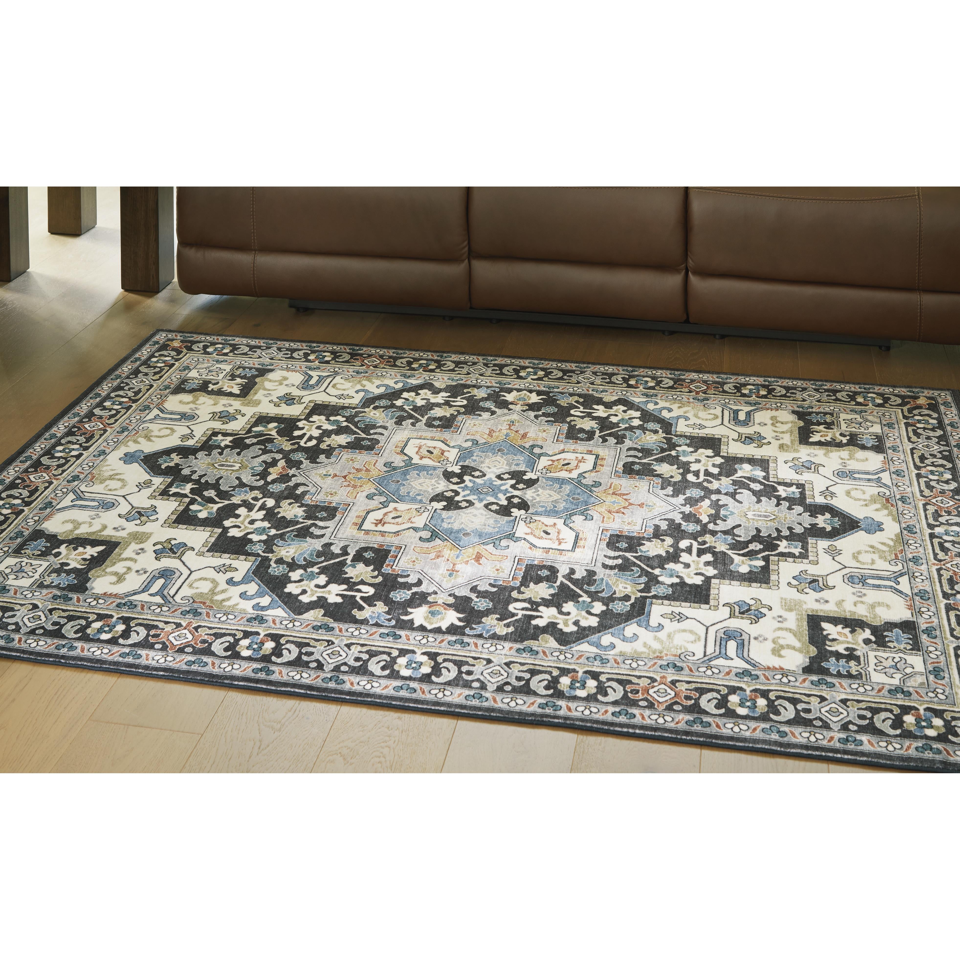  Size_8'1" x 10'1" --  Leningston R407061 Washable Large Rug IMAGE 2