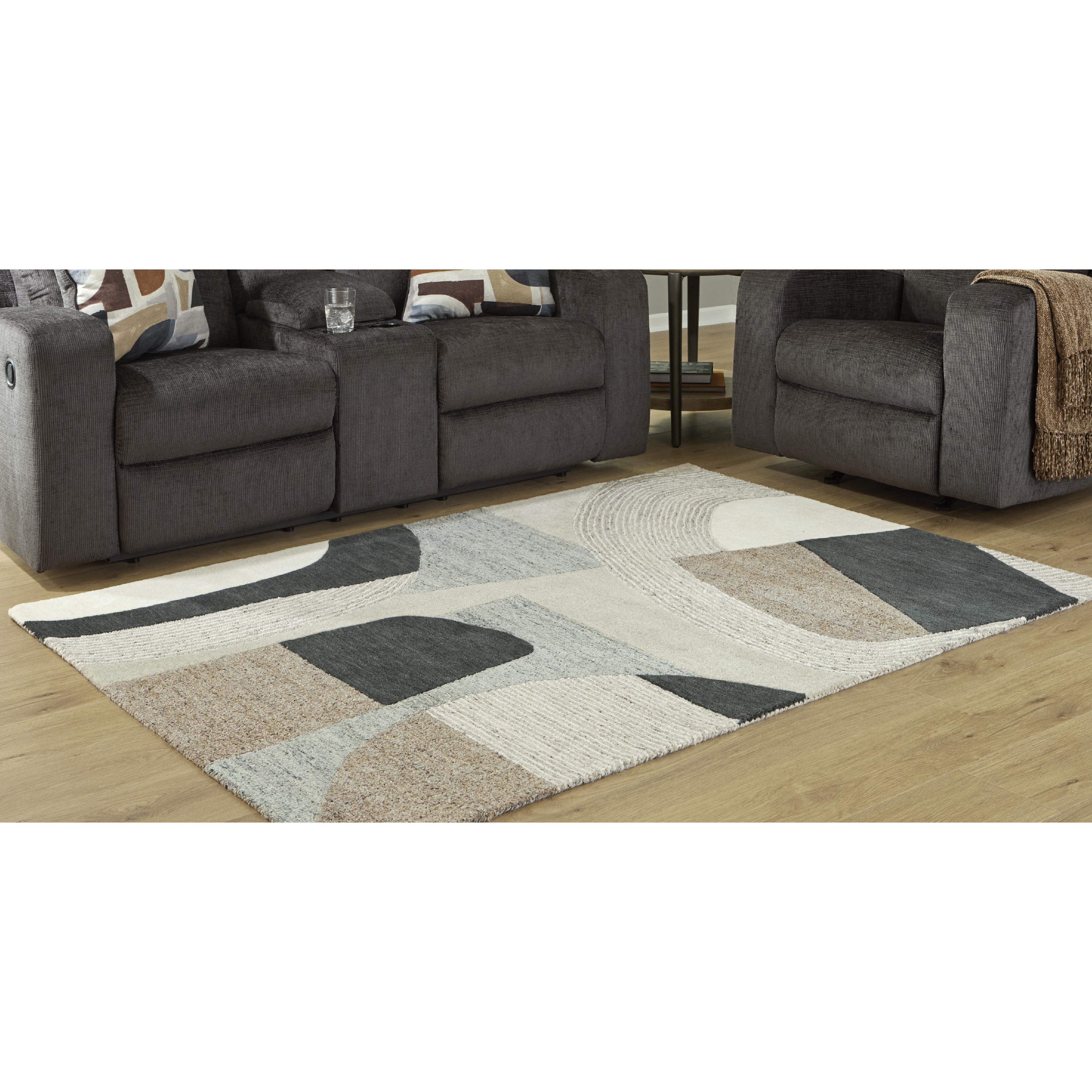  Size_5' x 6'11" --  Signature Design by Ashley Edrickhill Rug IMAGE 2