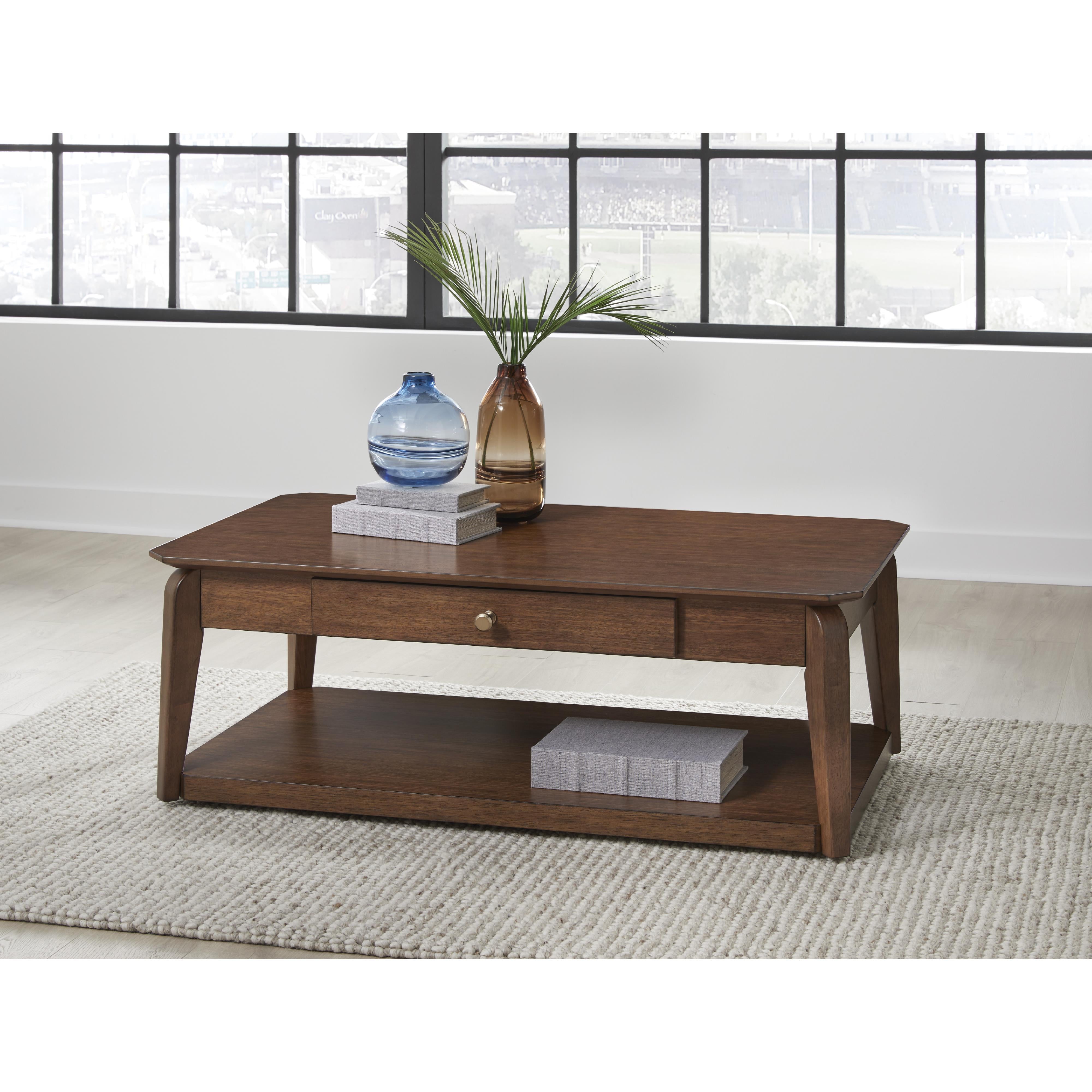 Signature Design by Ashley Trenmour T596-1 Rectangular Cocktail Table IMAGE 7