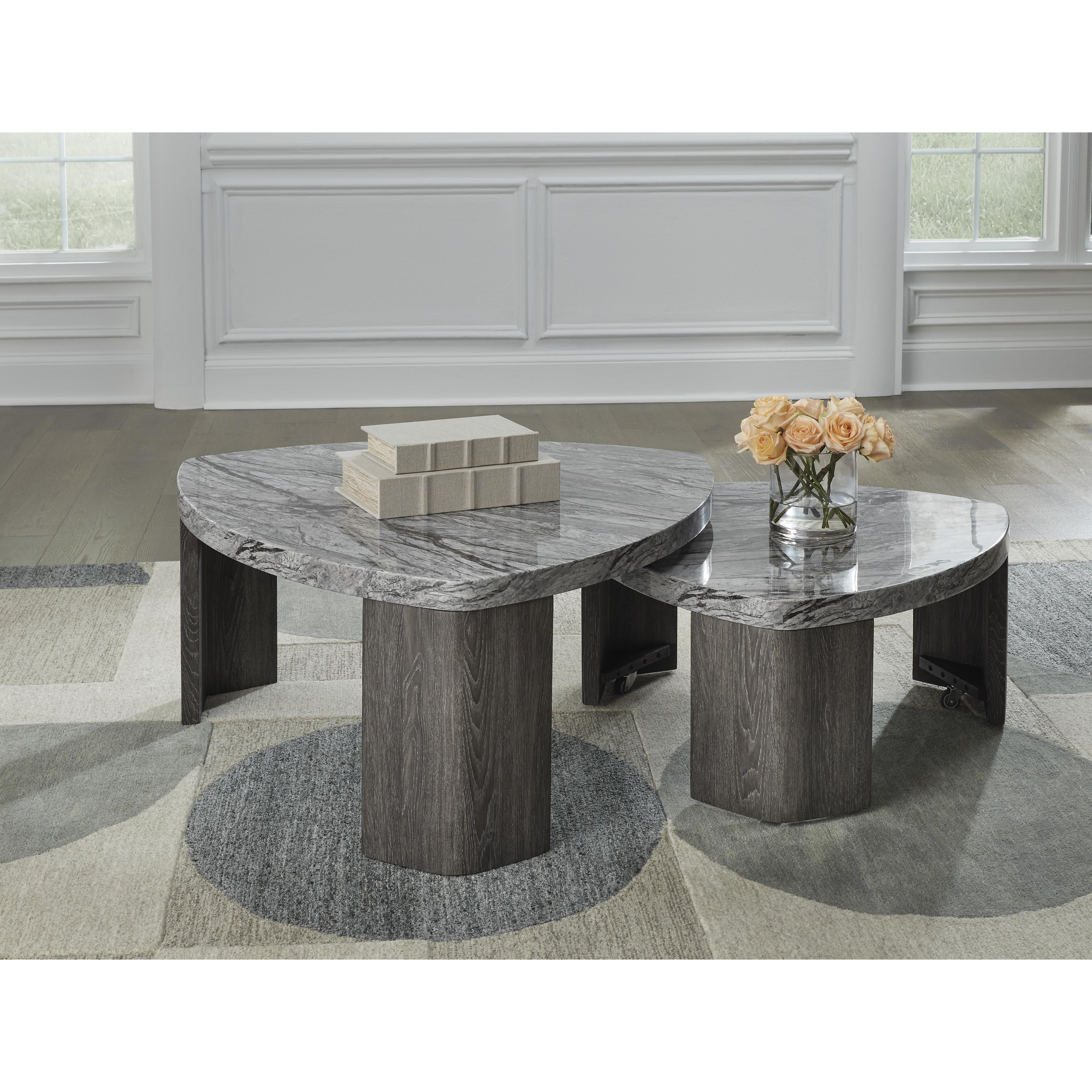  Signature Design by Ashley Surmour T600-0 Stacked Cocktail Table IMAGE 5