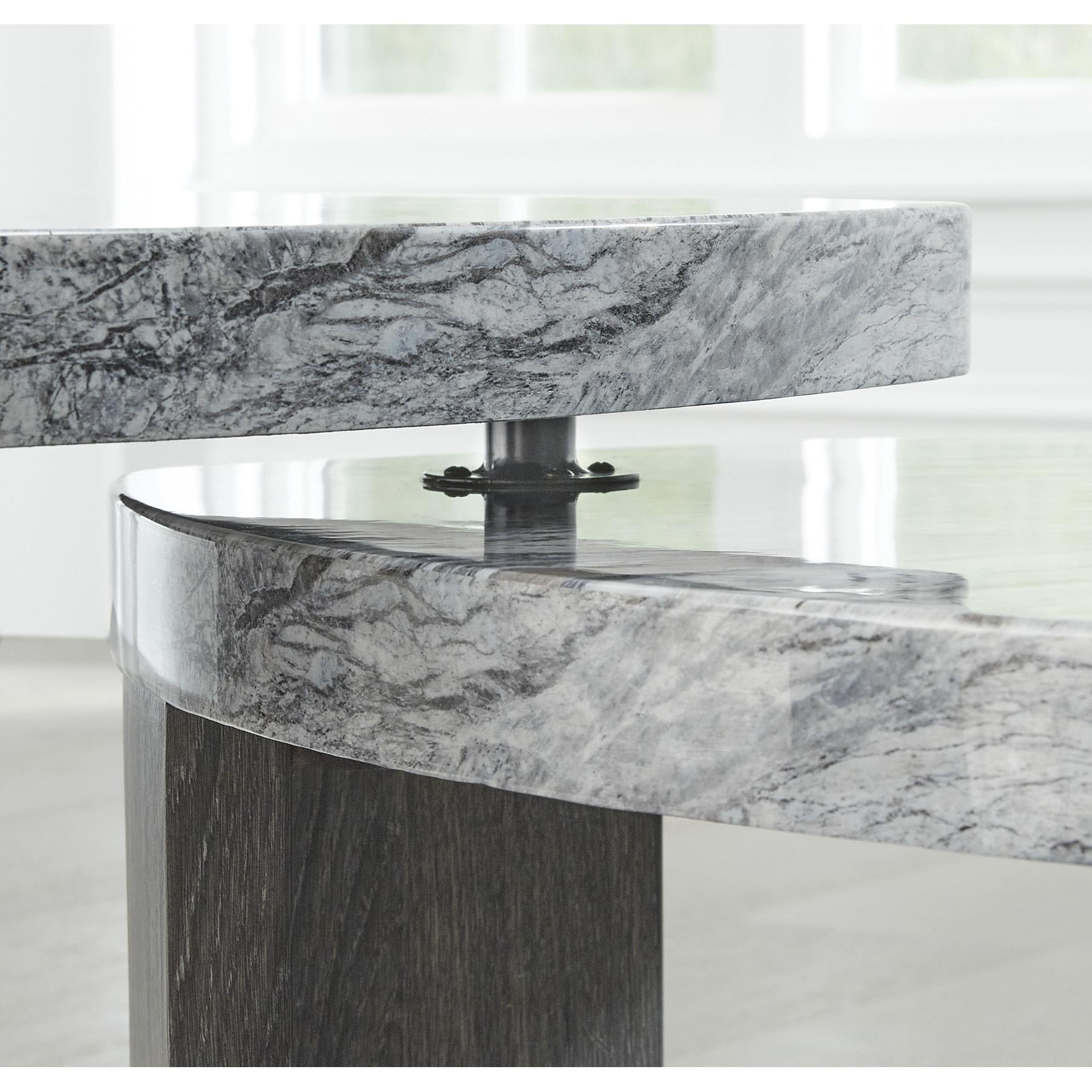 Signature Design by Ashley Surmour T600-0 Stacked Cocktail Table IMAGE 6