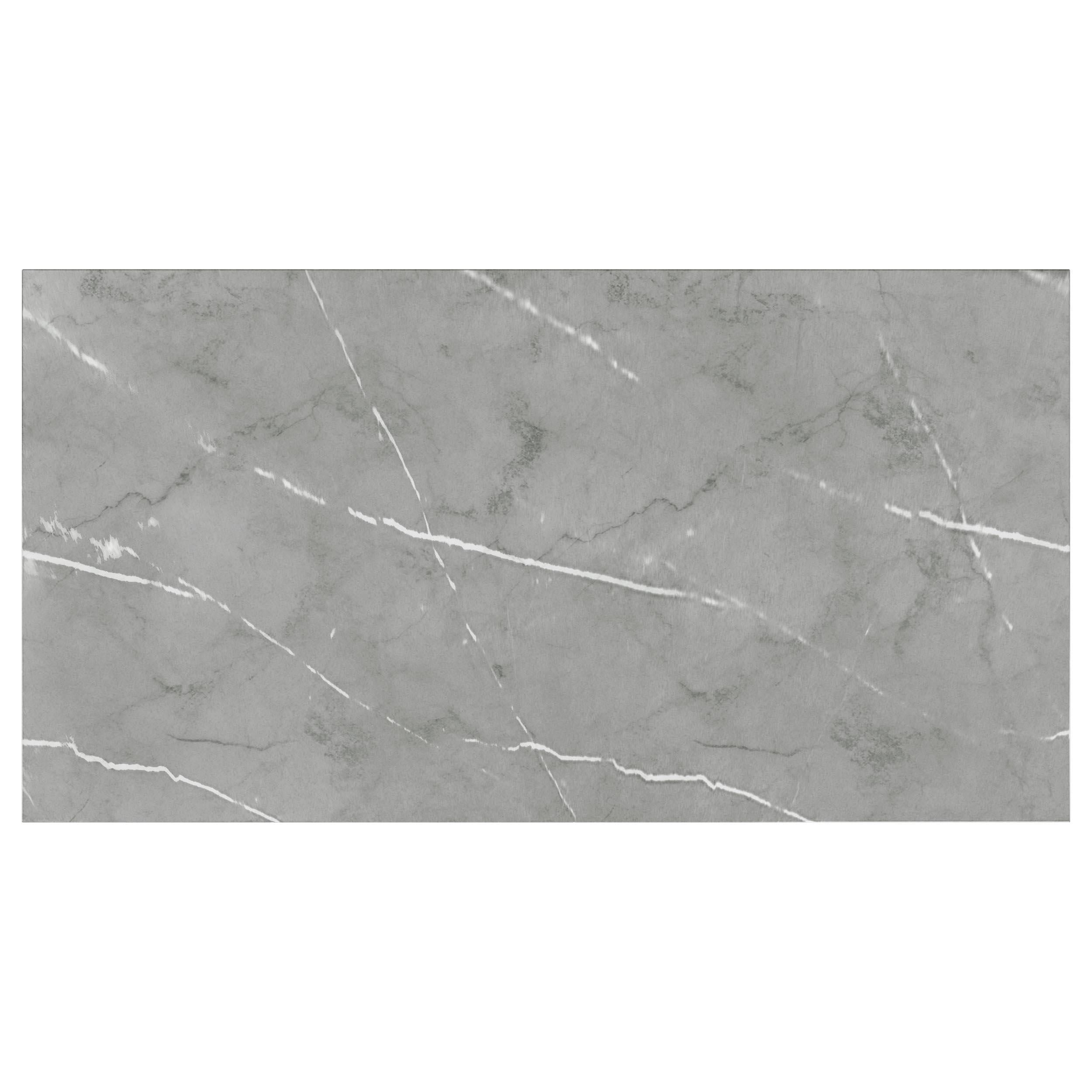  Coaster Furniture Sterling 108121 72-inch Rectangular Dining Table - Grey Faux Marble IMAGE 9