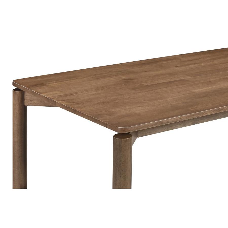  Coaster Furniture Parkridge 108561 59-inch Rectangular Dining Table - Natural Walnut IMAGE 6