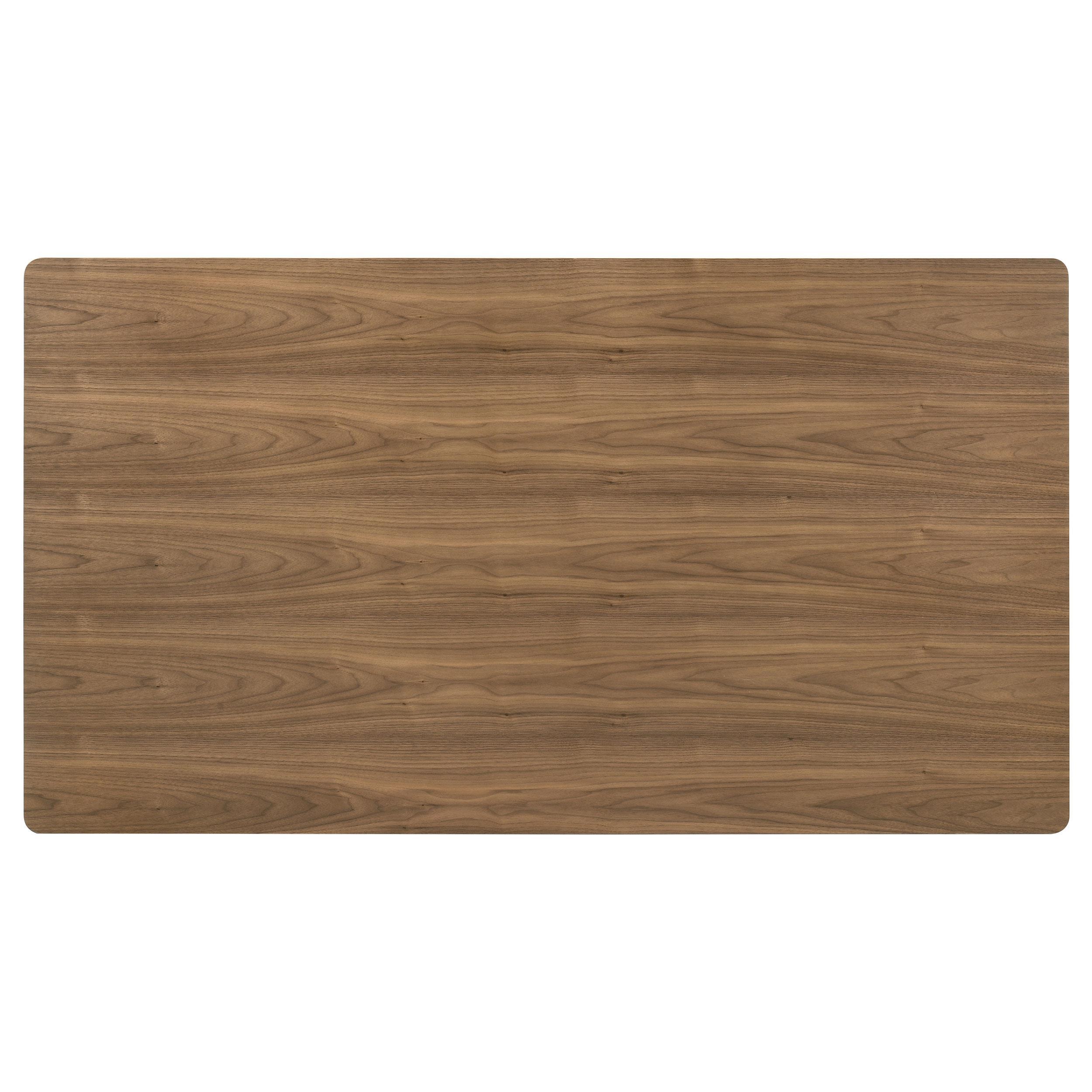  Coaster Furniture Crestmore 108571 71-inch Rectangular Wood Dining Table - Walnut IMAGE 5