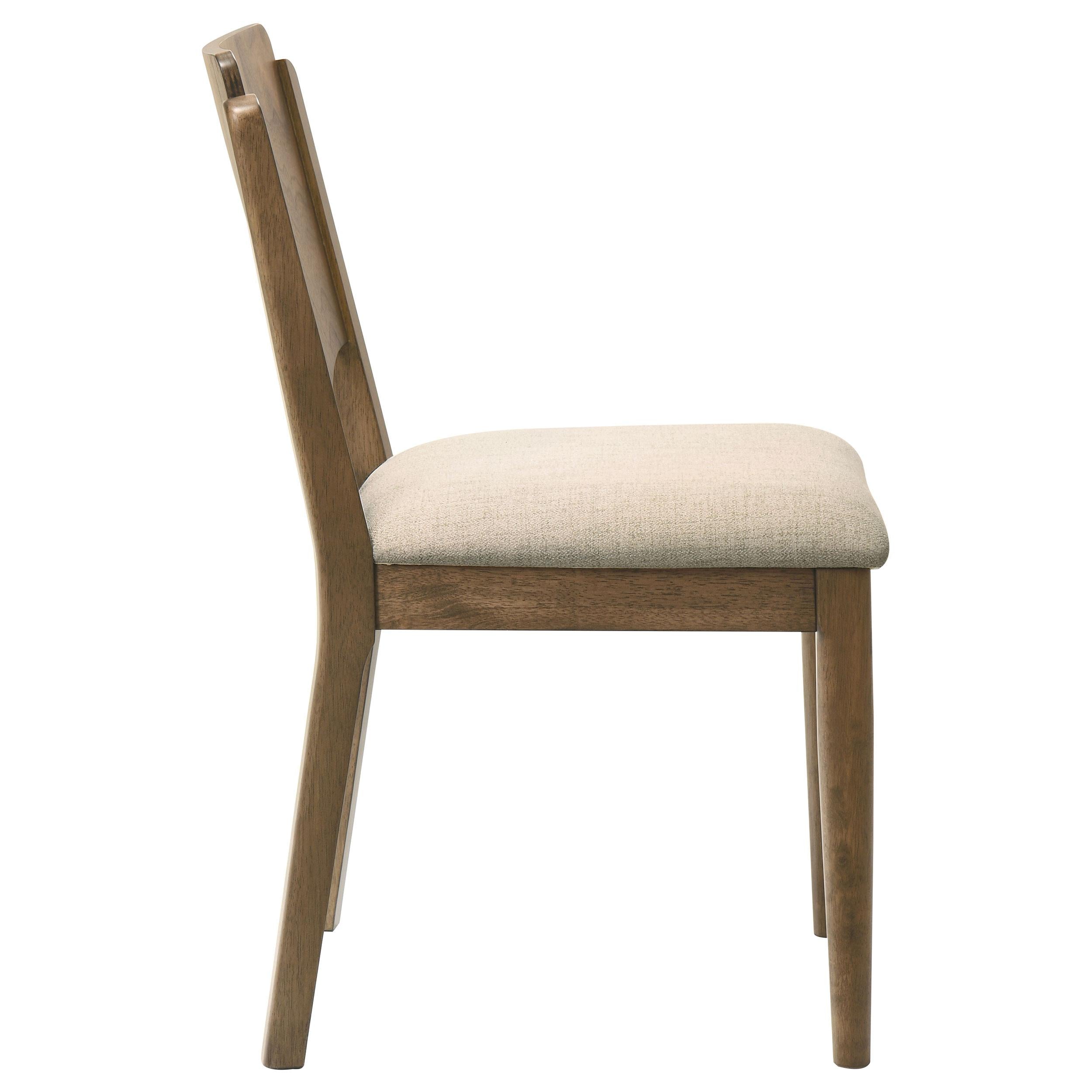  Coaster Furniture Crestmore 108572 Dining Chair - Upholstered Seat Walnut IMAGE 8