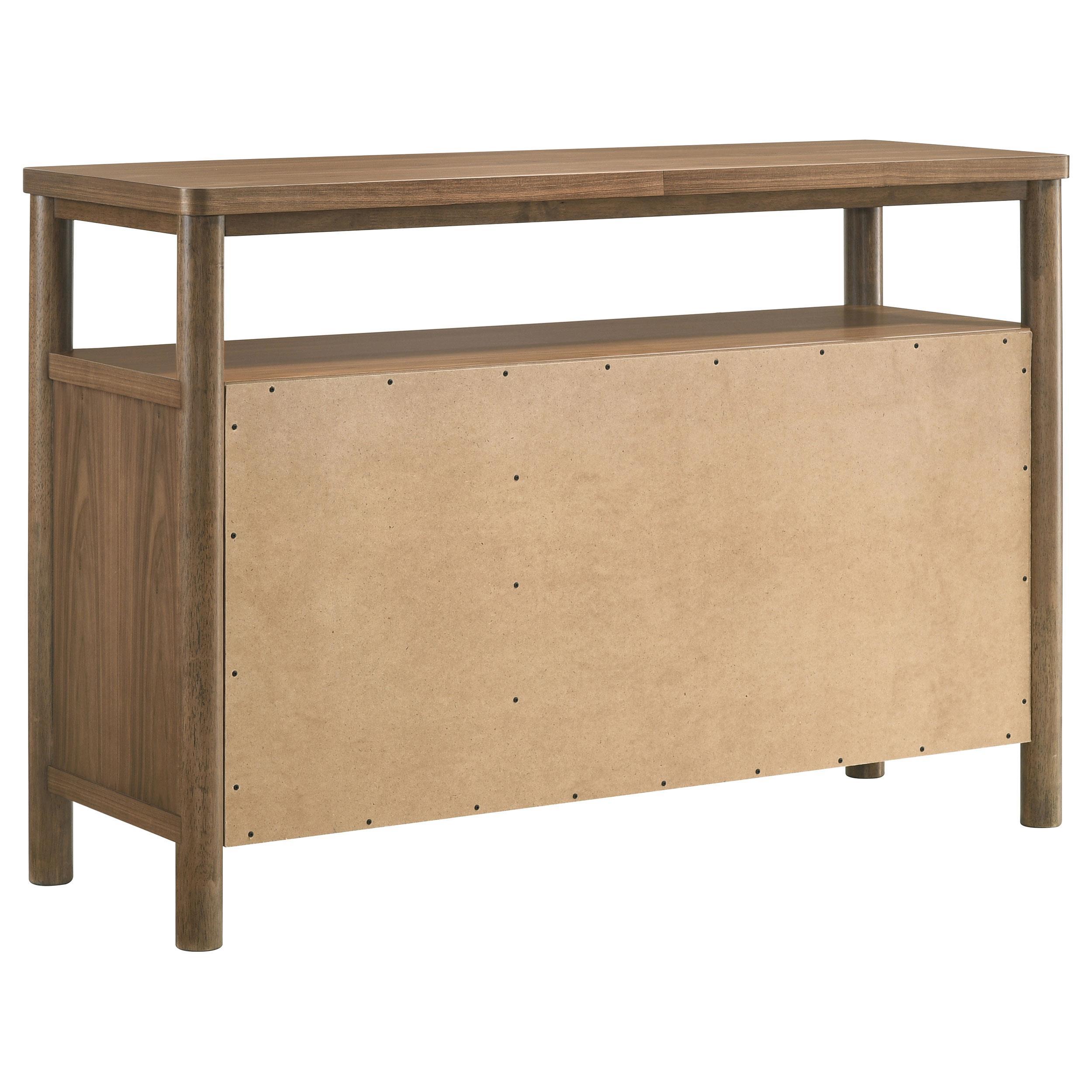  Coaster Furniture Crestmore 108575 52-inch Dining Cabinet Sideboard Buffet - Walnut IMAGE 6