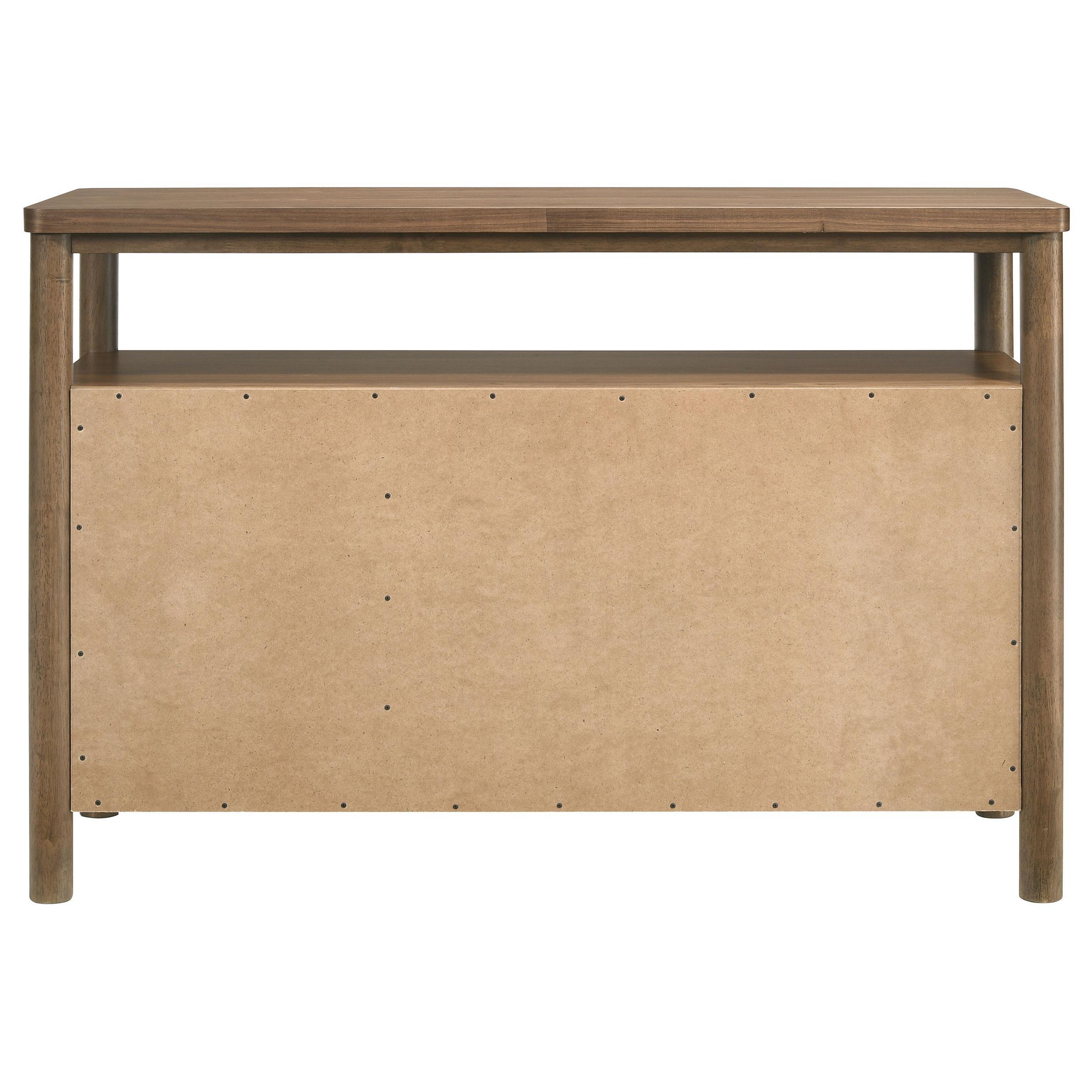  Coaster Furniture Crestmore 108575 52-inch Dining Cabinet Sideboard Buffet - Walnut IMAGE 7