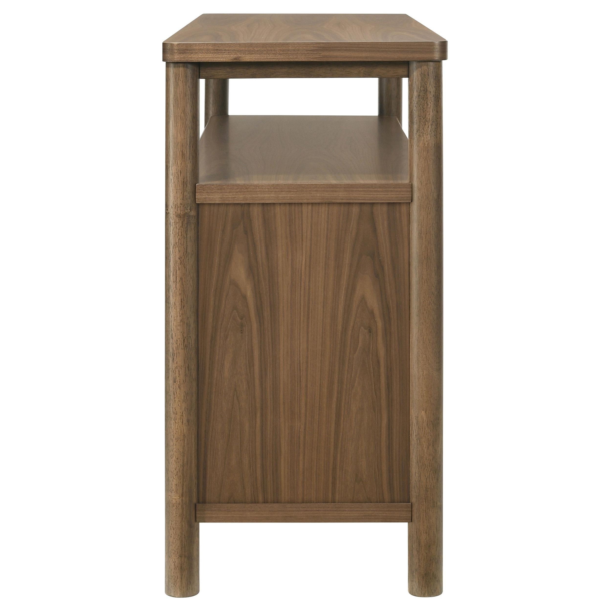  Coaster Furniture Crestmore 108575 52-inch Dining Cabinet Sideboard Buffet - Walnut IMAGE 8