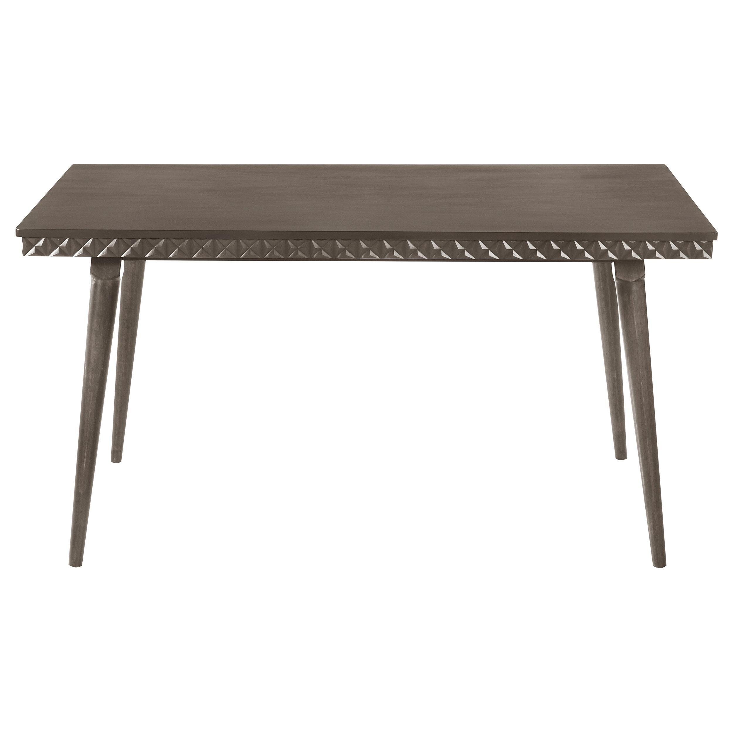  Coaster Furniture Onslow 108621 59-inch Rectangular Wood Dining Table - Dark Brown IMAGE 3