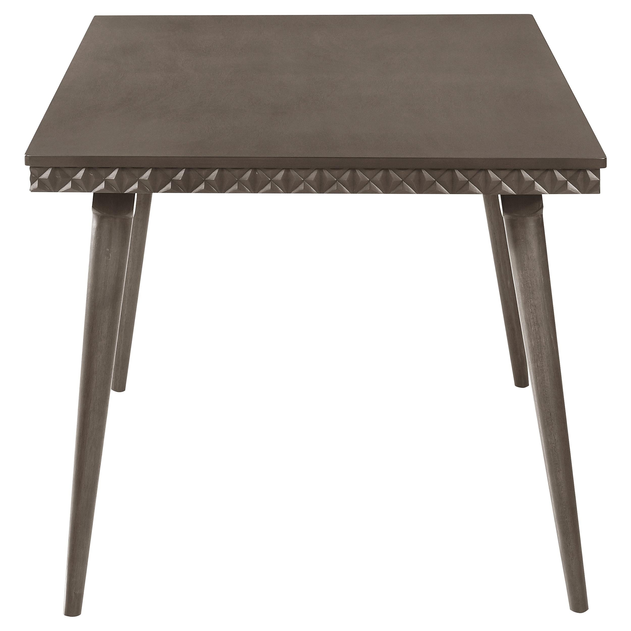  Coaster Furniture Onslow 108621 59-inch Rectangular Wood Dining Table - Dark Brown IMAGE 4